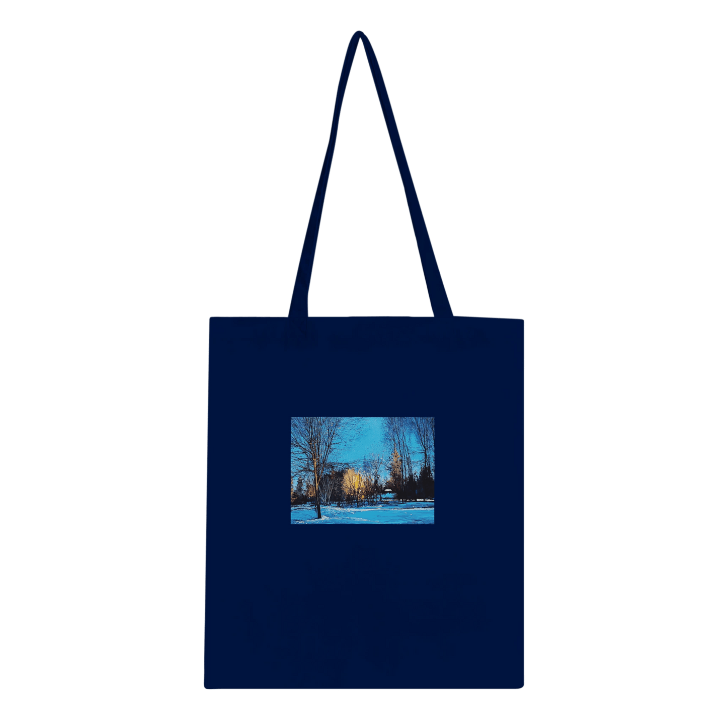 Before and after - Classic Tote Bag - eduardgurevich Navy