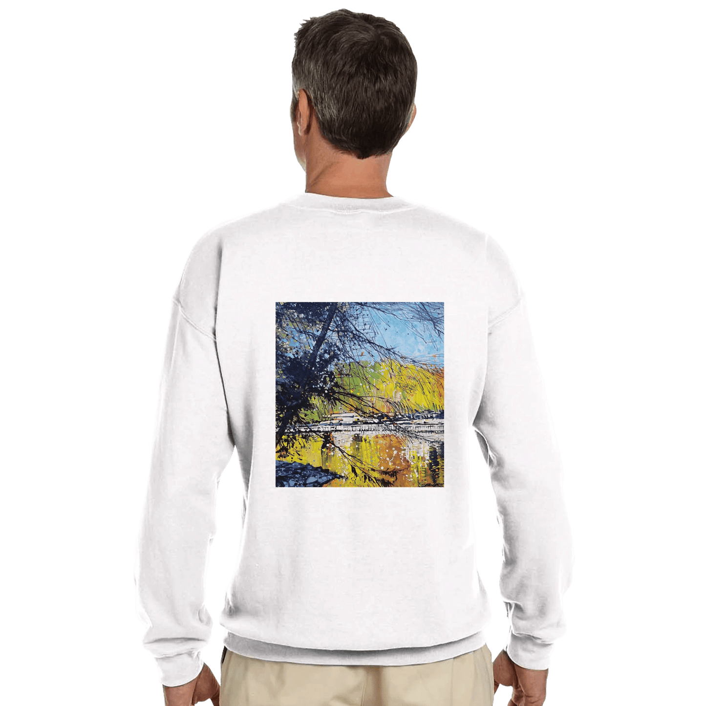 Golden triangle - Classic Unisex Crewneck Sweatshirt | Gildan® 18000 - eduardgurevich S