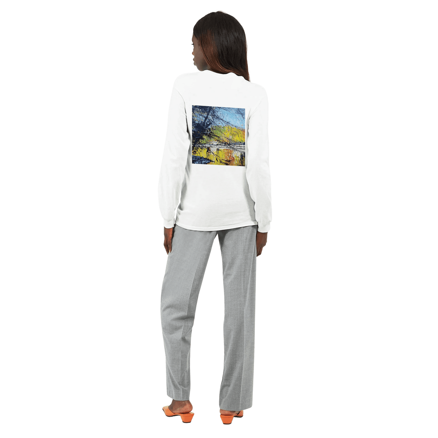 Golden triangle - Classic Unisex Longsleeve T-shirt - eduardgurevich S