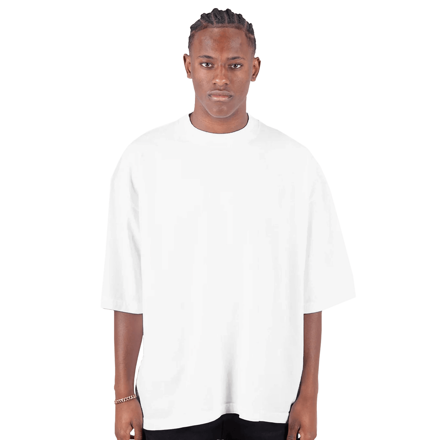 Golden triangle - Men's Oversized Drop - Shoulder Crewneck T-Shirt | Shaka Wear SHGDD - eduardgurevich M Black