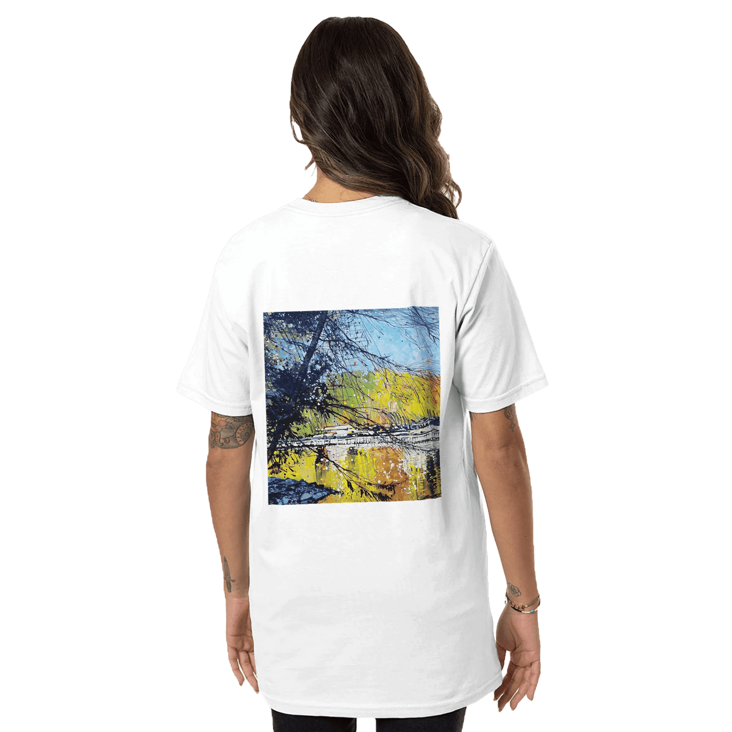 Golden triangle - Organic Unisex Crewneck T-shirt | Econscious EC1000 - eduardgurevich S