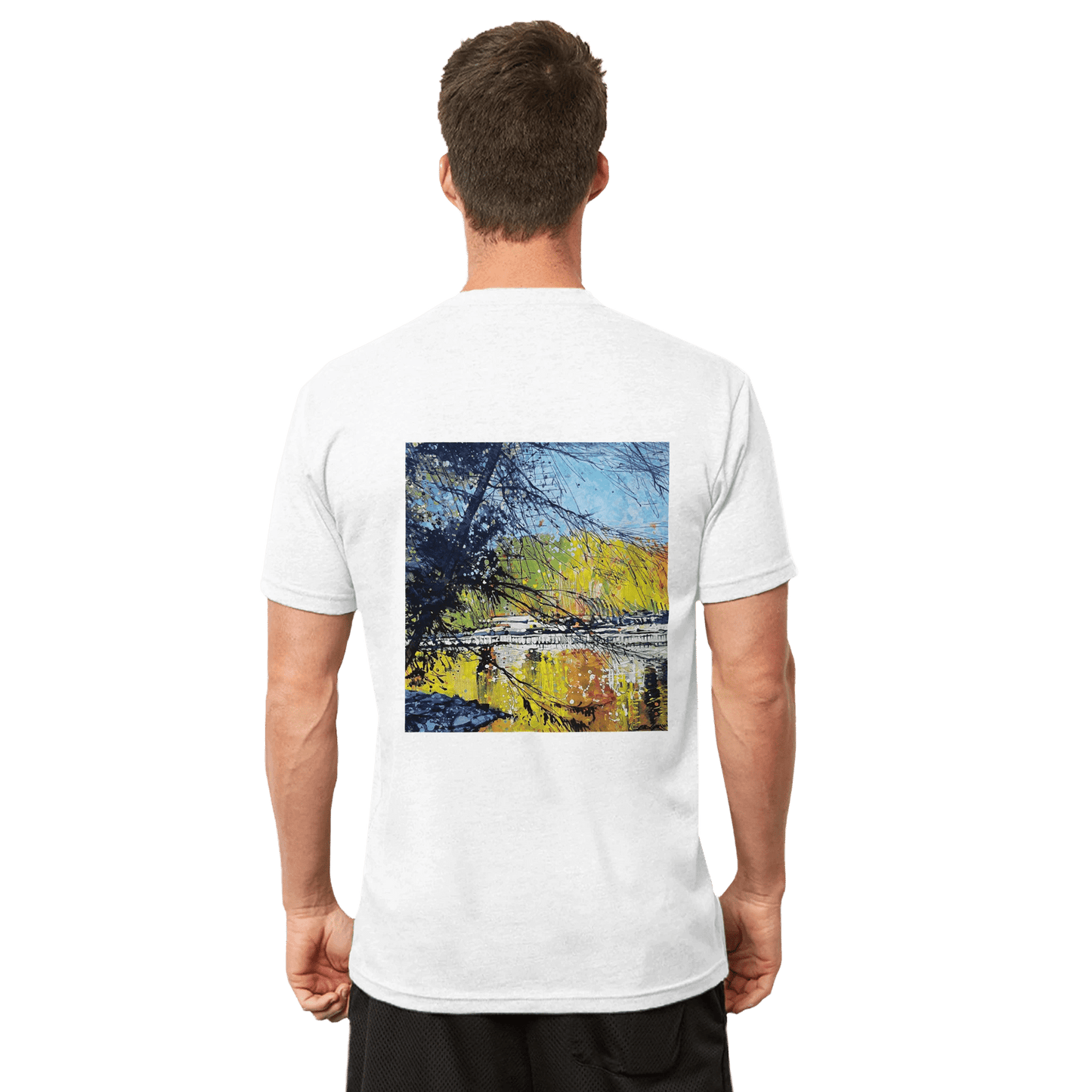 Golden triangle - Organic Unisex Heavyweight Crewneck T-Shirt | Next Level 4600 - eduardgurevich S