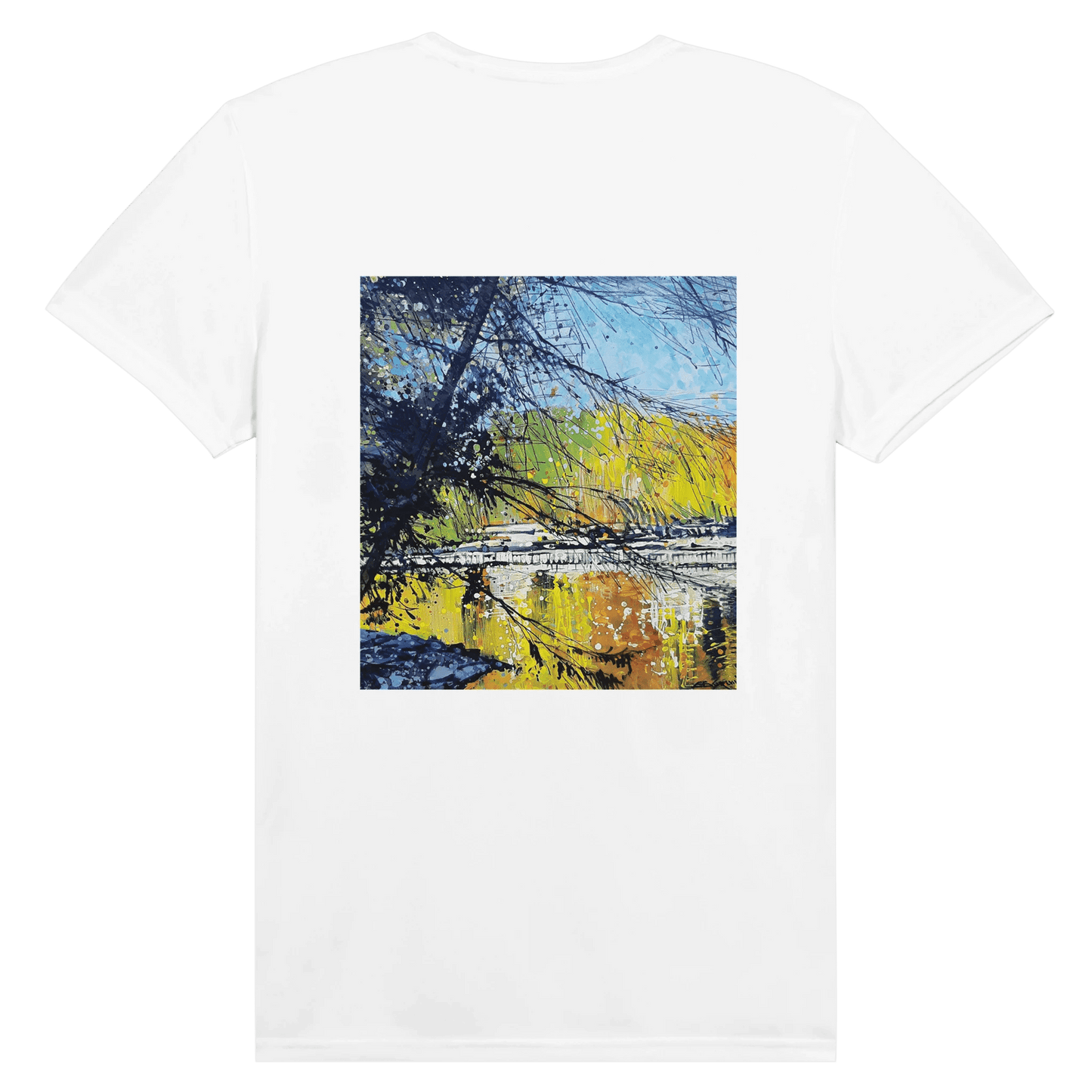 Golden triangle - Performance Unisex Crewneck T-shirt - eduardgurevich S