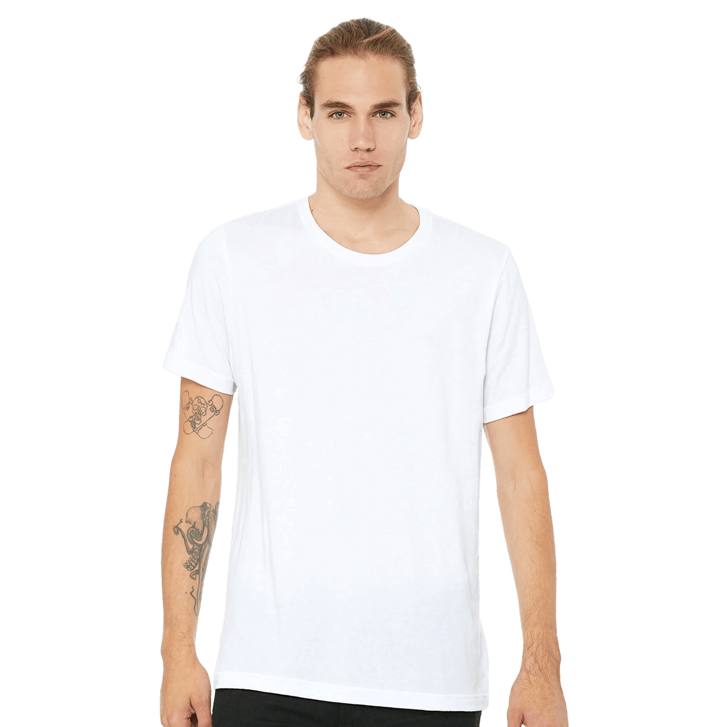 Golden triangle - Premium Unisex Crewneck T-shirt | Bella + Canvas 3001 - eduardgurevich S