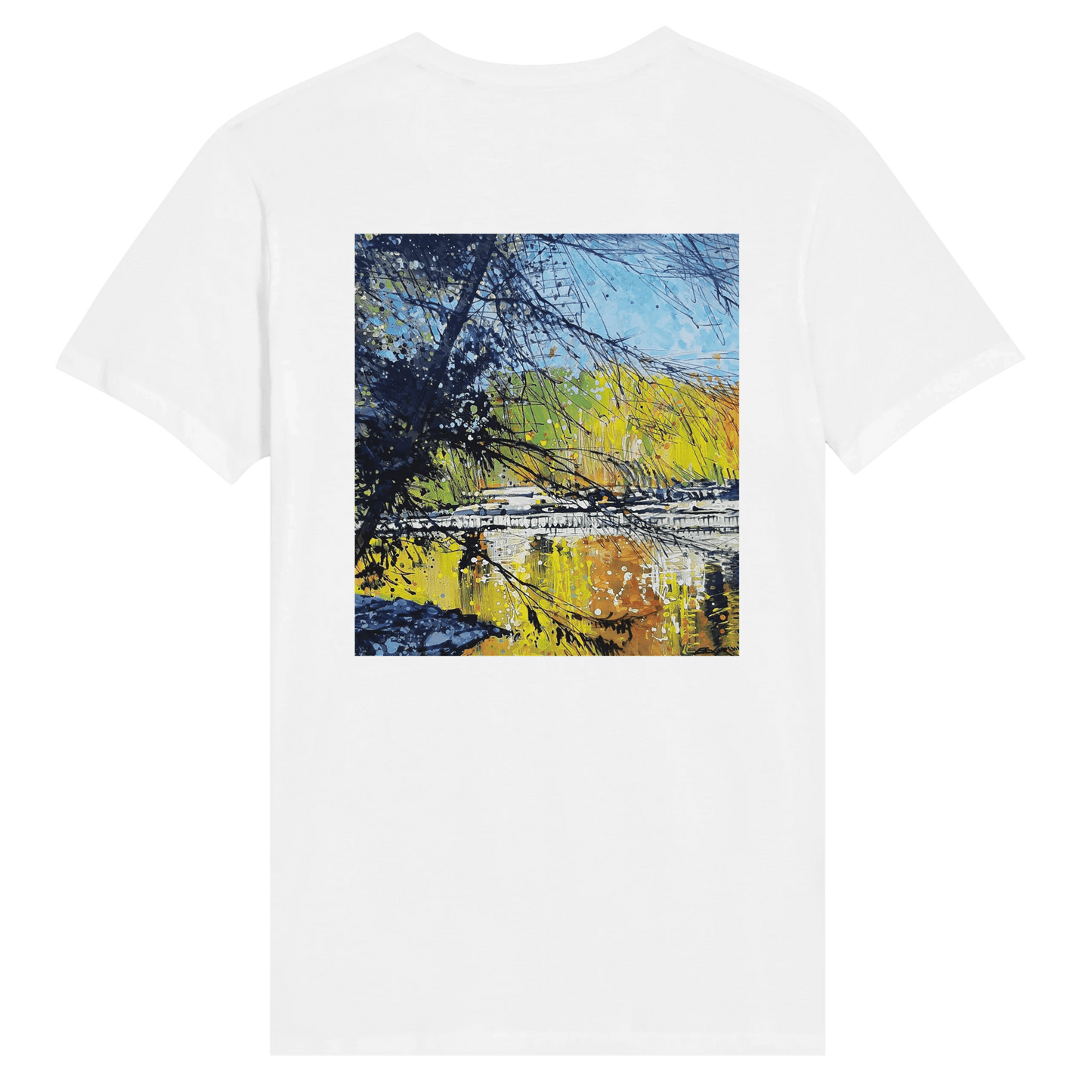 Golden triangle - Premium Unisex V - Neck T-shirt - eduardgurevich S