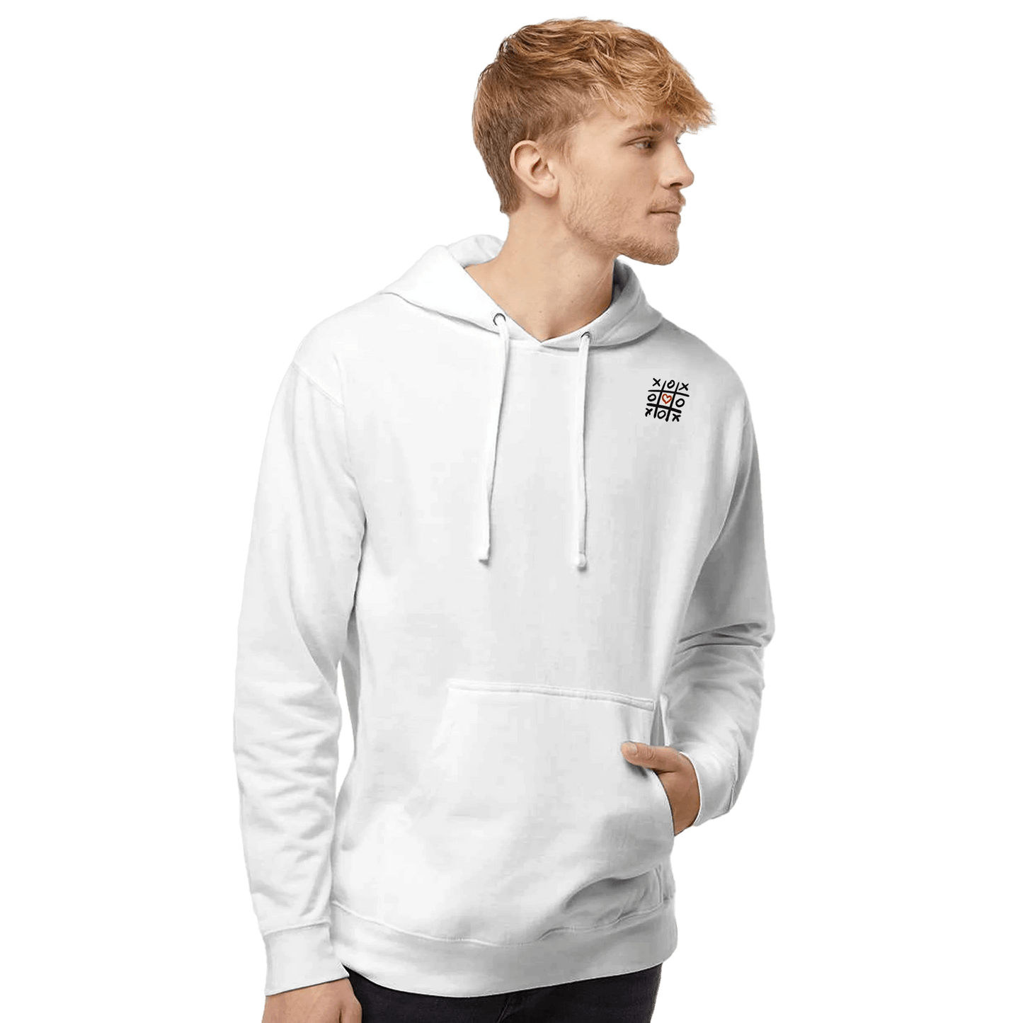 High visibility - Men's Midweight Hooded Sweatshirt | Independent SS4500 - eduardgurevich S