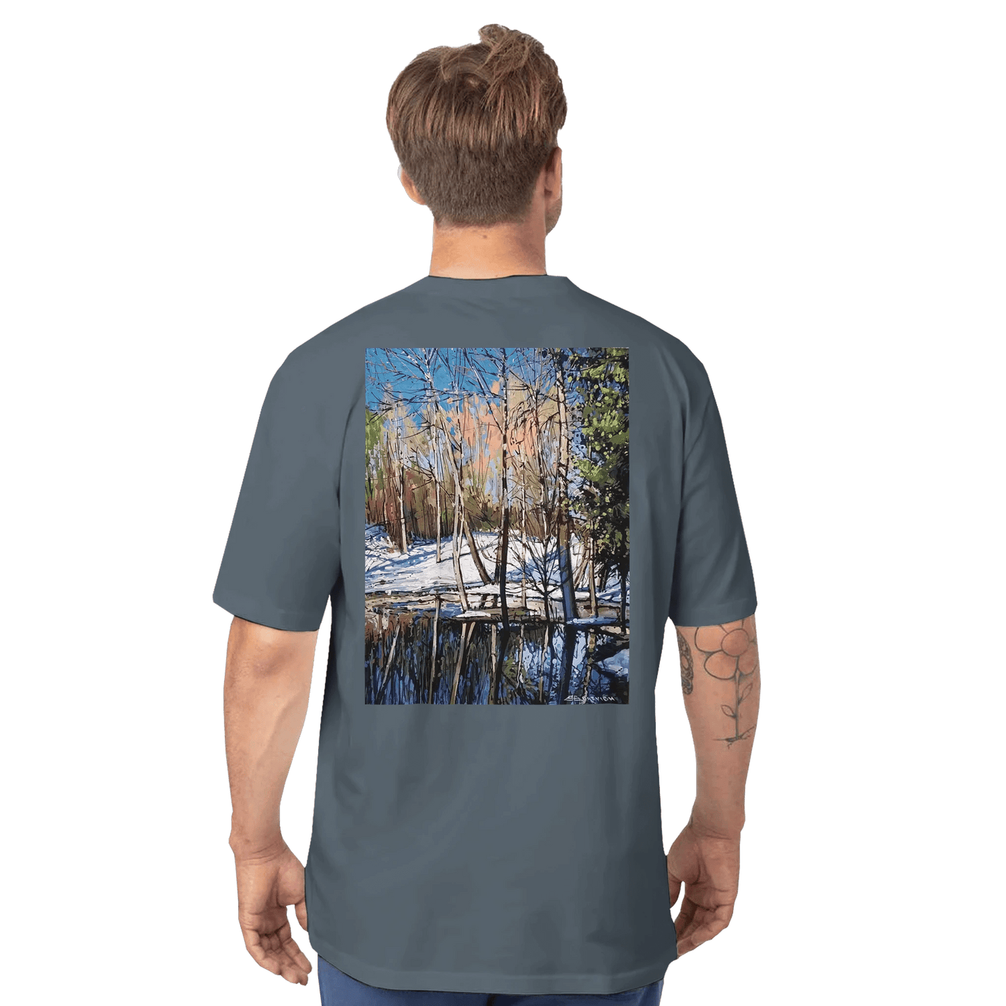 High visibility - Unisex Reclaimist Crewneck T-Shirt | Econscious EC1070 - eduardgurevich S