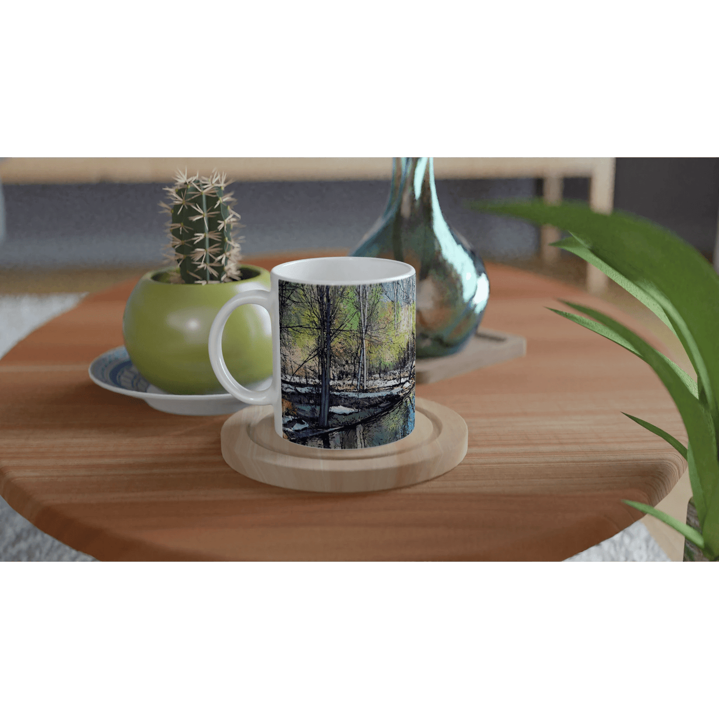 Holiday inn - White 11oz Ceramic Mug - eduardgurevich