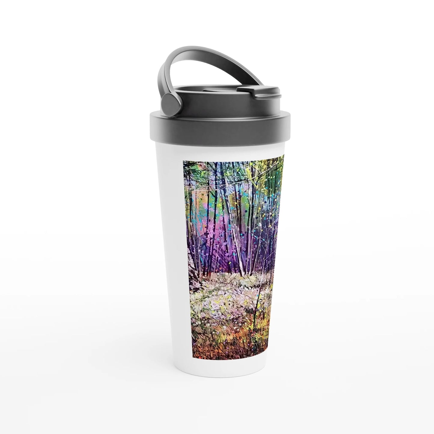 Last statement - White 15oz Stainless Steel Travel Mug - eduardgurevich