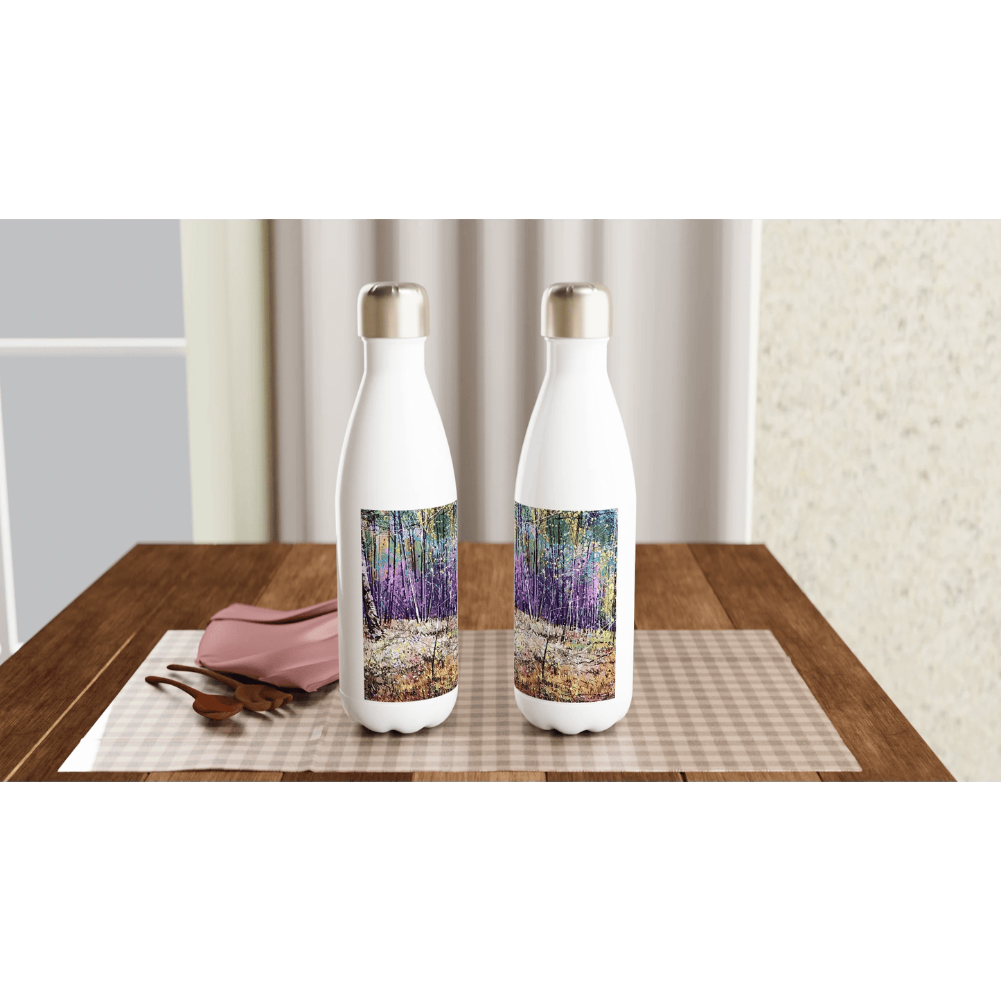 Last statement - White 17oz Stainless Steel Water Bottle - eduardgurevich