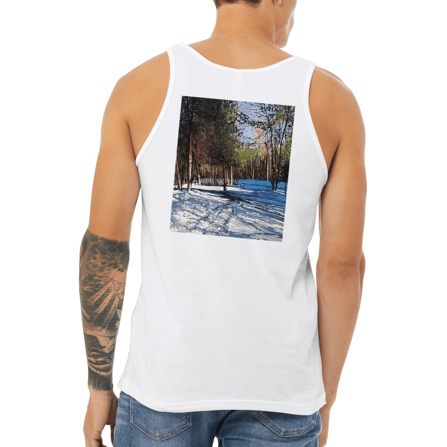 Outer space - Premium Unisex Tank Top - eduardgurevich S