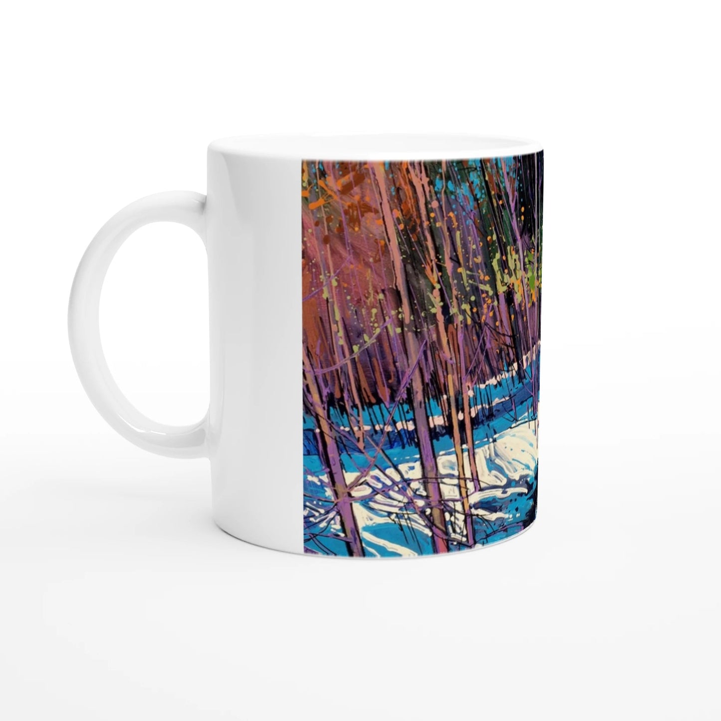 Singing together - White 11oz Ceramic Mug - eduardgurevich