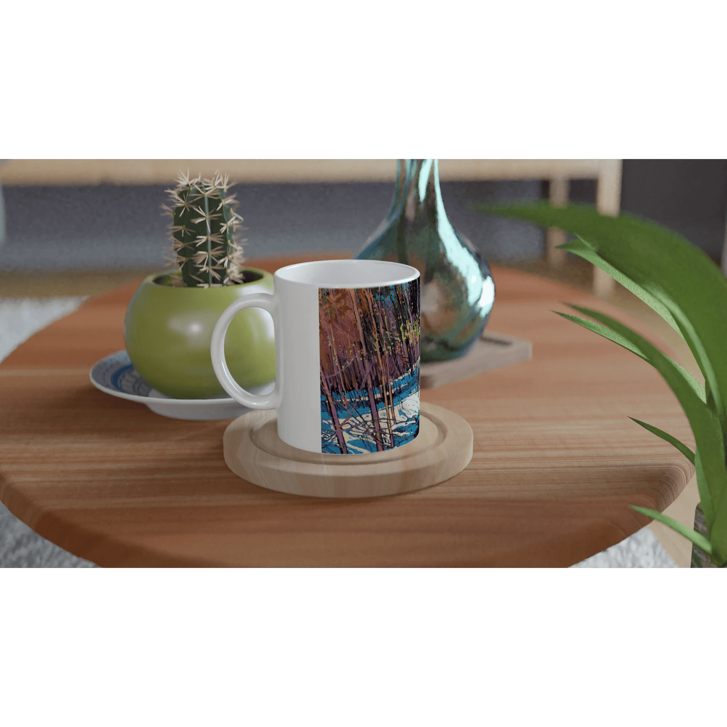 Singing together - White 11oz Ceramic Mug - eduardgurevich