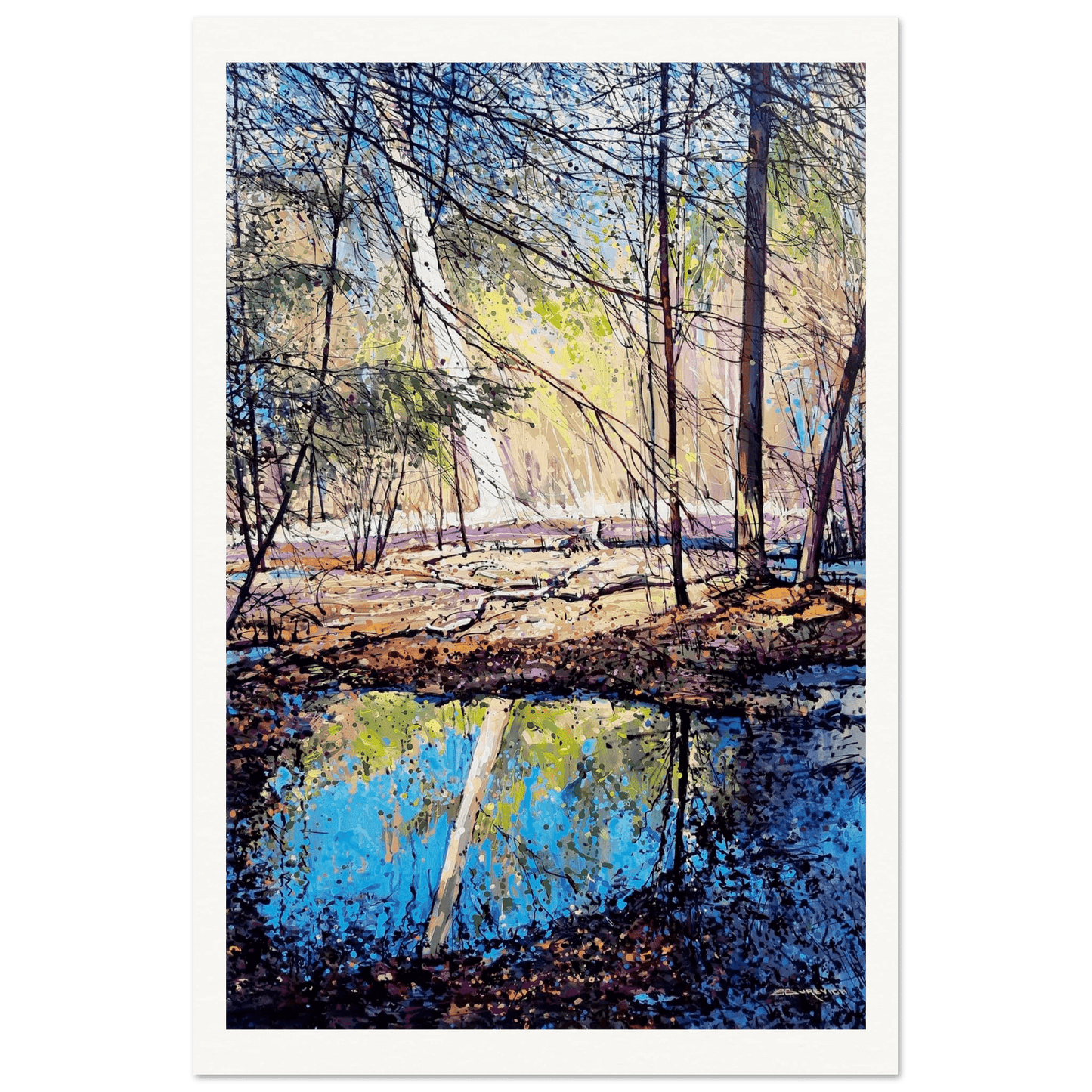 Smell of spring - Museum - Quality Matte Paper Poster - eduardgurevich 60x90 cm / 24x36″