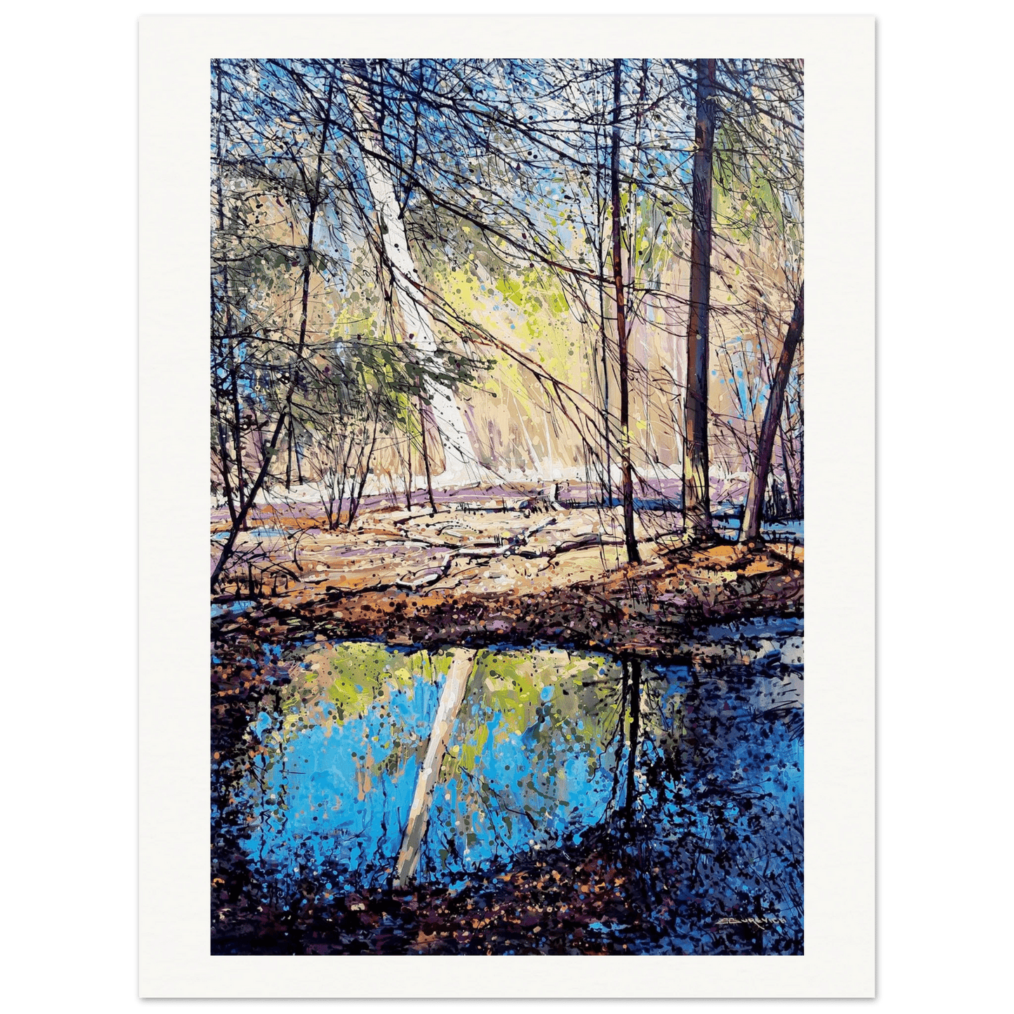 Smell of spring - Museum - Quality Matte Paper Poster - eduardgurevich 75x100 cm / 30x40″