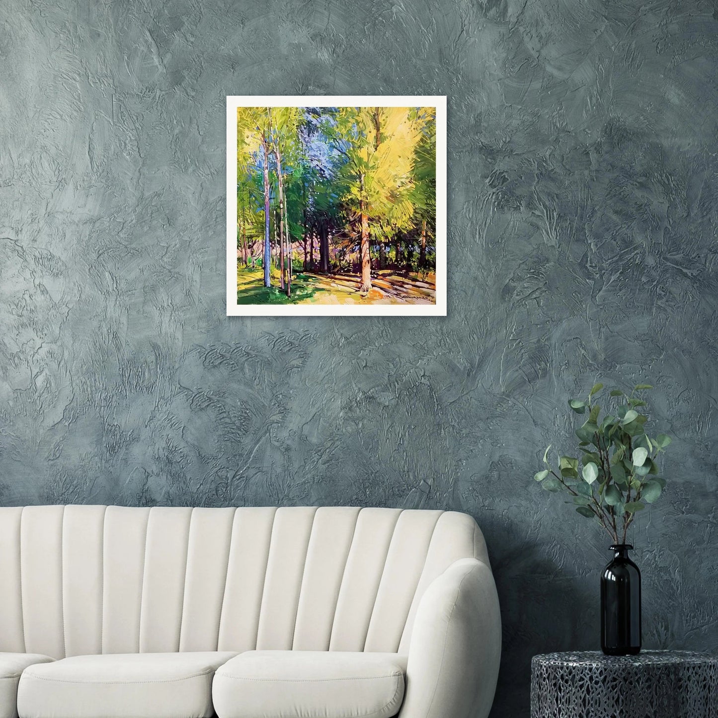 Summer brake - Museum - Quality Matte Paper Poster - eduardgurevich 50x50 cm / 20x20″