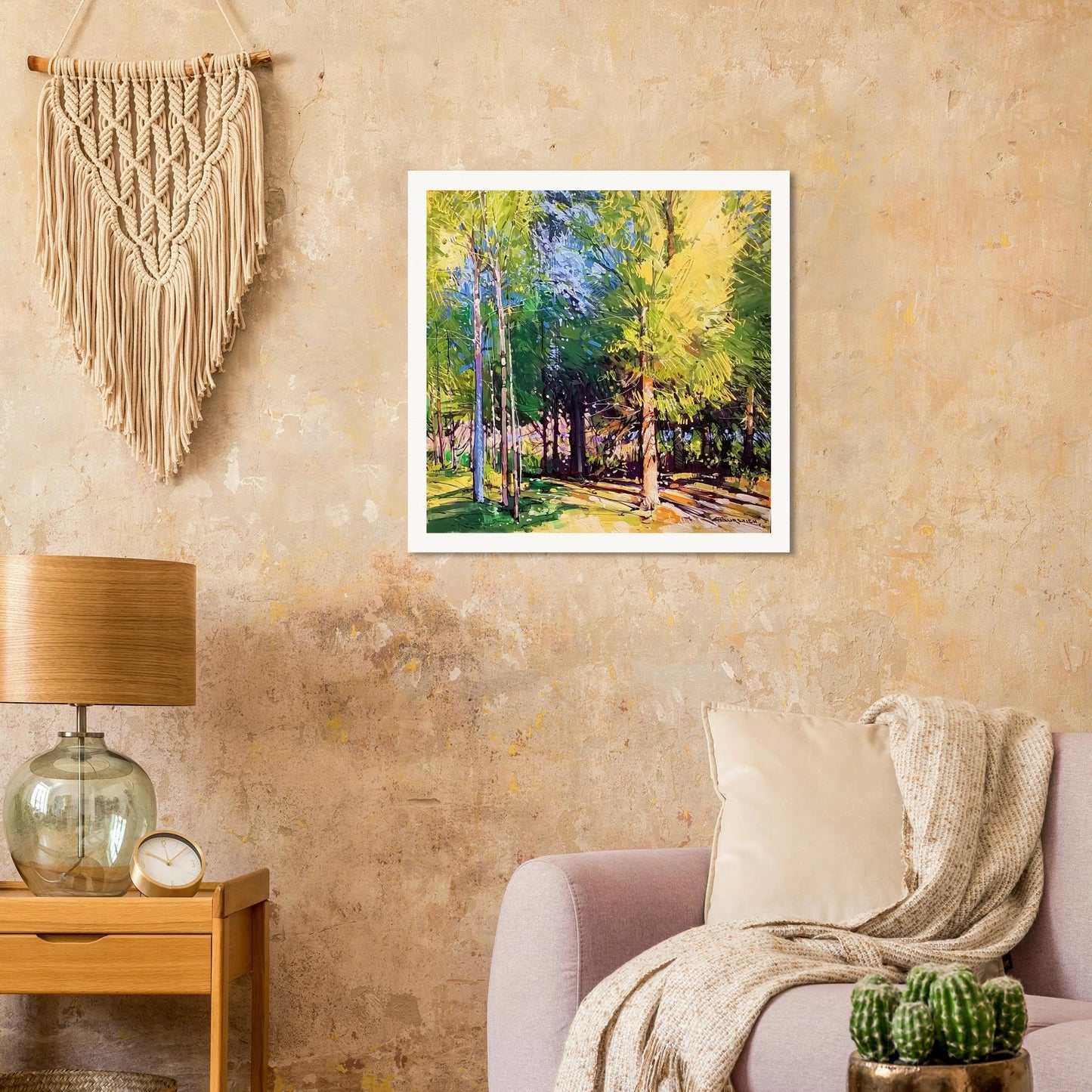 Summer brake - Museum - Quality Matte Paper Poster - eduardgurevich 50x50 cm / 20x20″