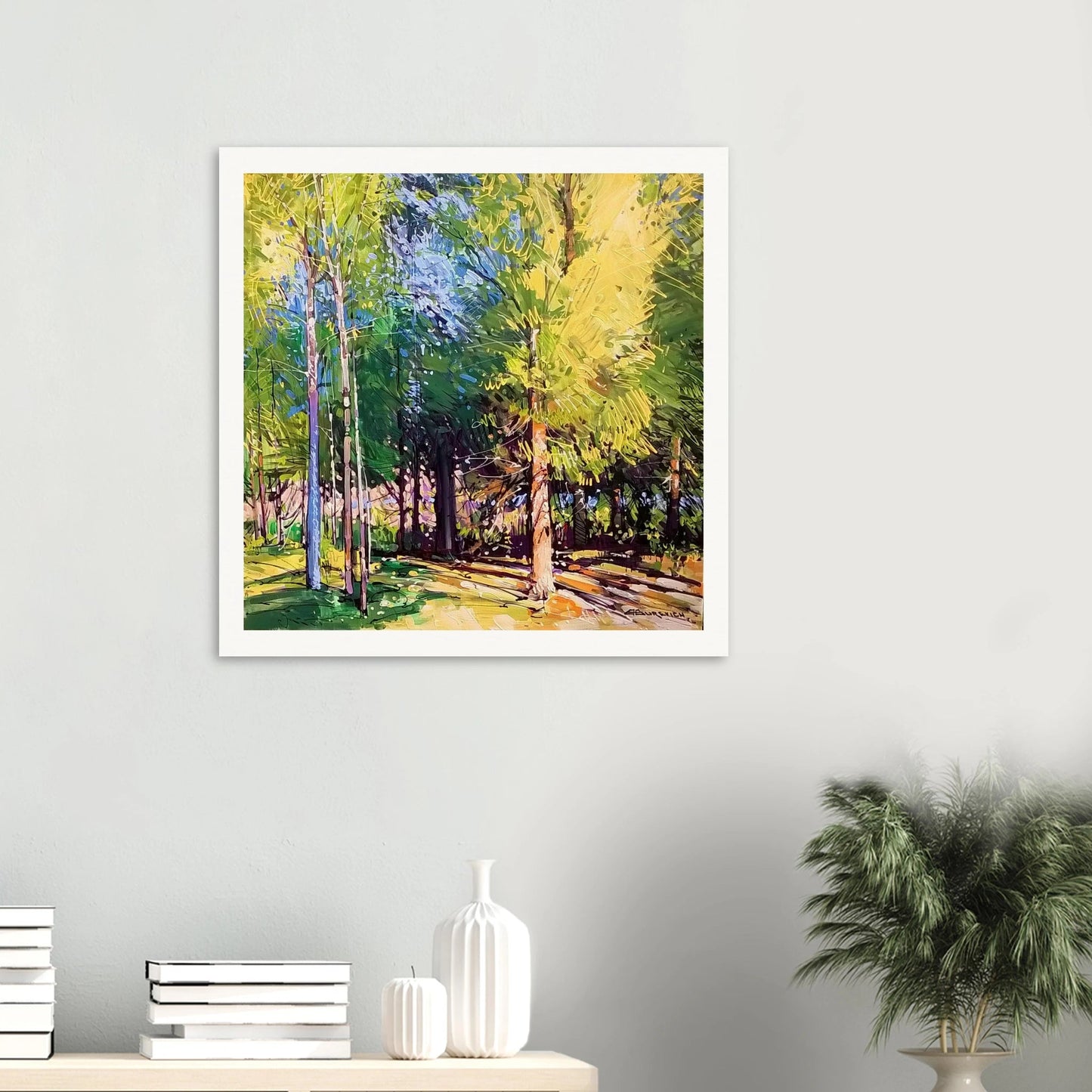 Summer brake - Museum - Quality Matte Paper Poster - eduardgurevich 50x50 cm / 20x20″