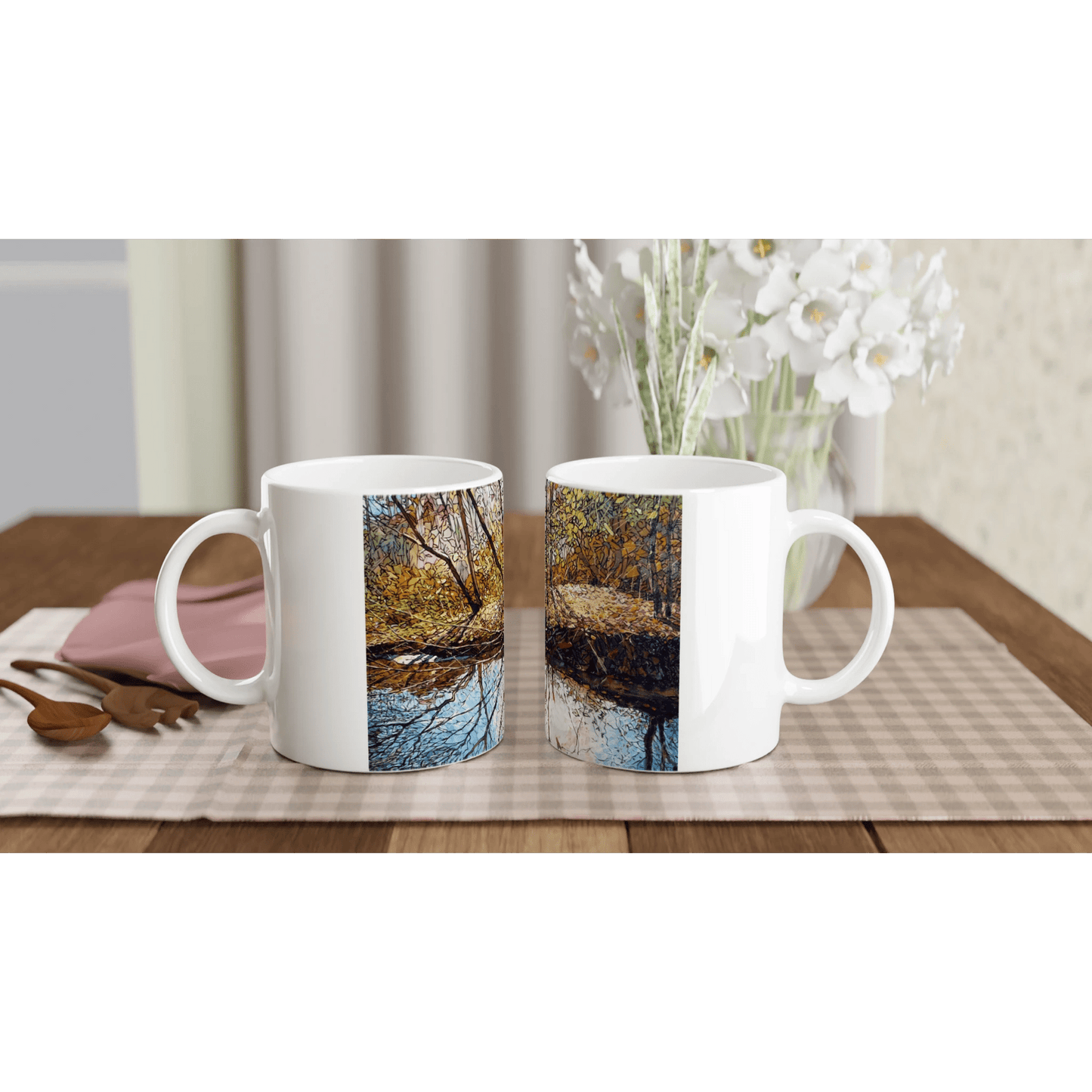 Sun dance - White 11oz Ceramic Mug - eduardgurevich