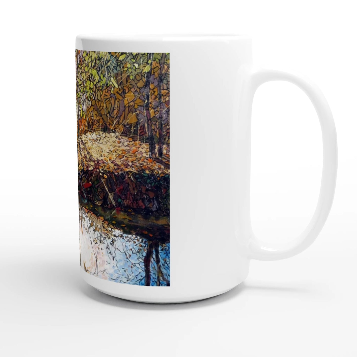 Sun dance - White 15oz Ceramic Mug - eduardgurevich