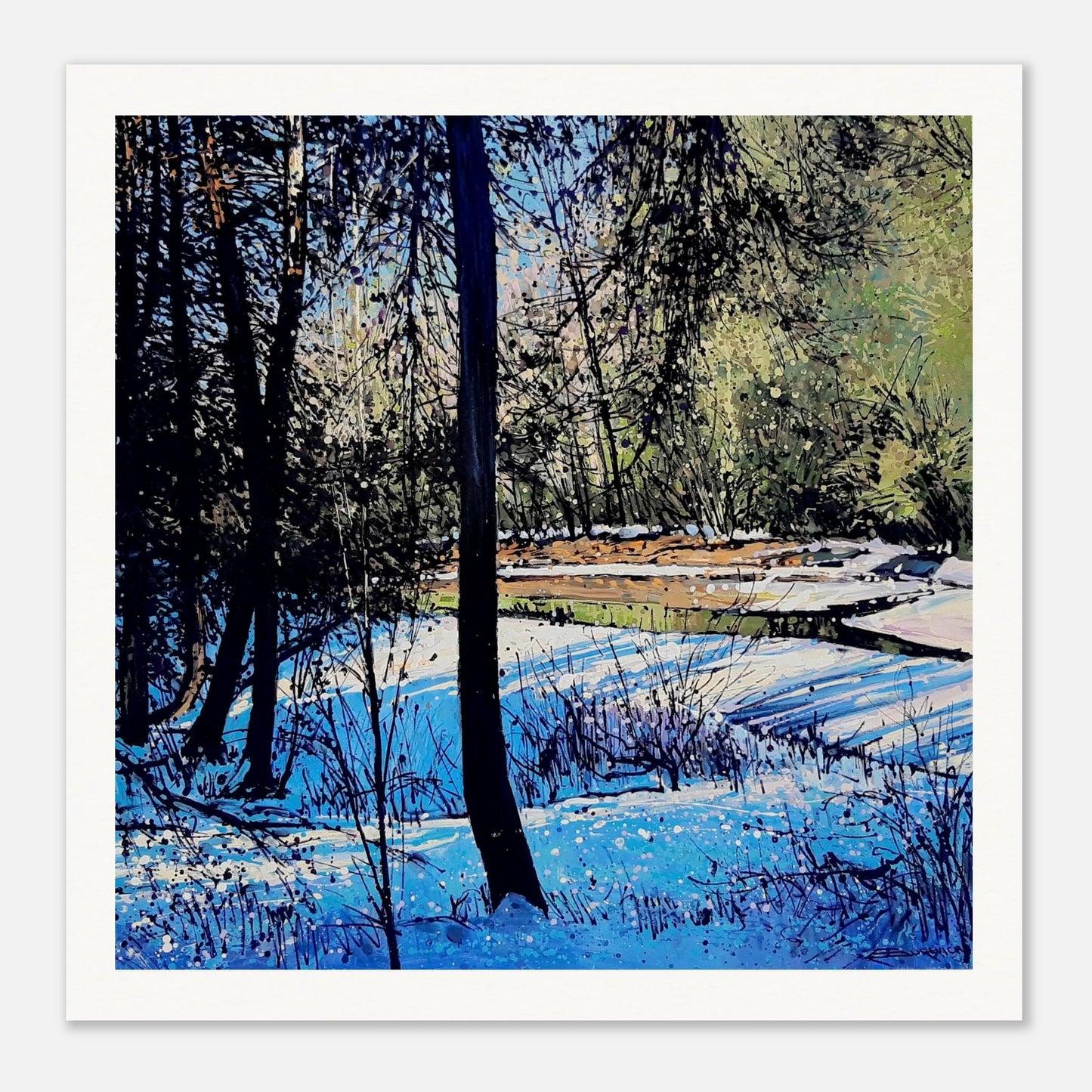 Win me over - Museum - Quality Matte Paper Poster - eduardgurevich 35x35 cm / 14x14″