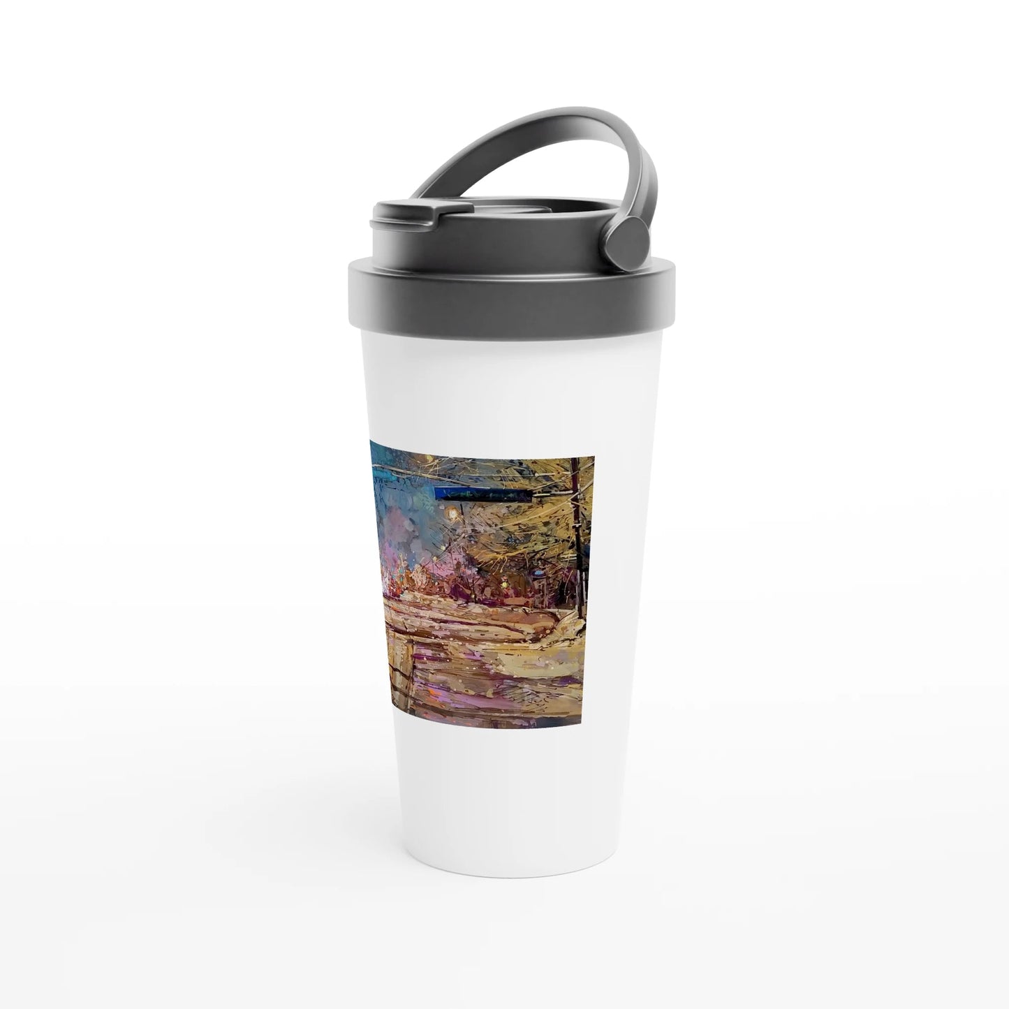 Again and again - White 15oz Stainless Steel Travel Mug - eduardgurevich