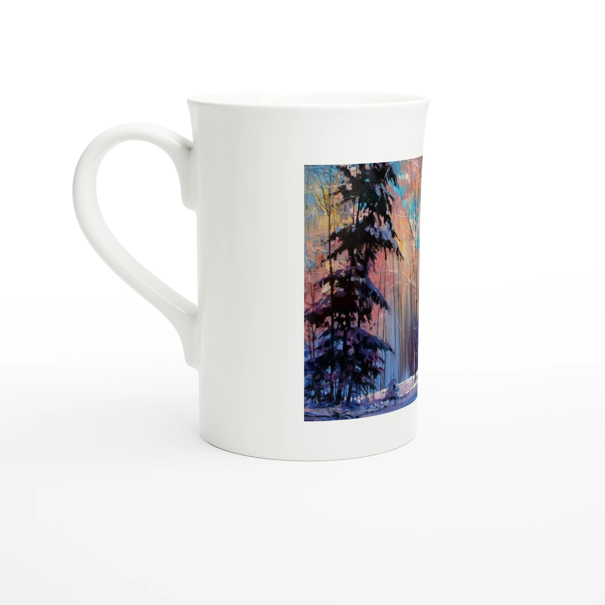Another world - White 10oz Porcelain Slim Mug - eduardgurevich