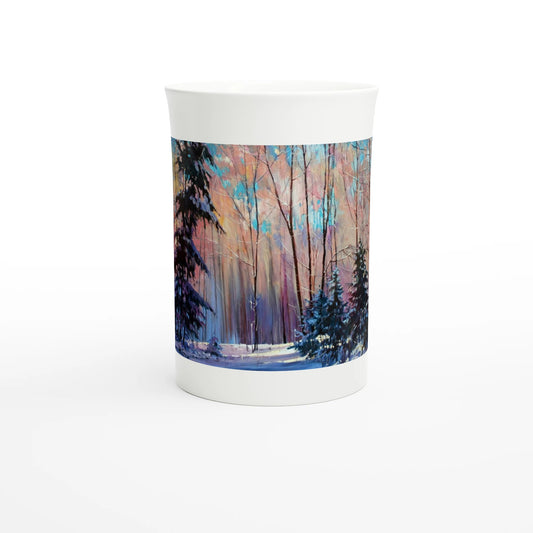 Another world - White 10oz Porcelain Slim Mug - eduardgurevich