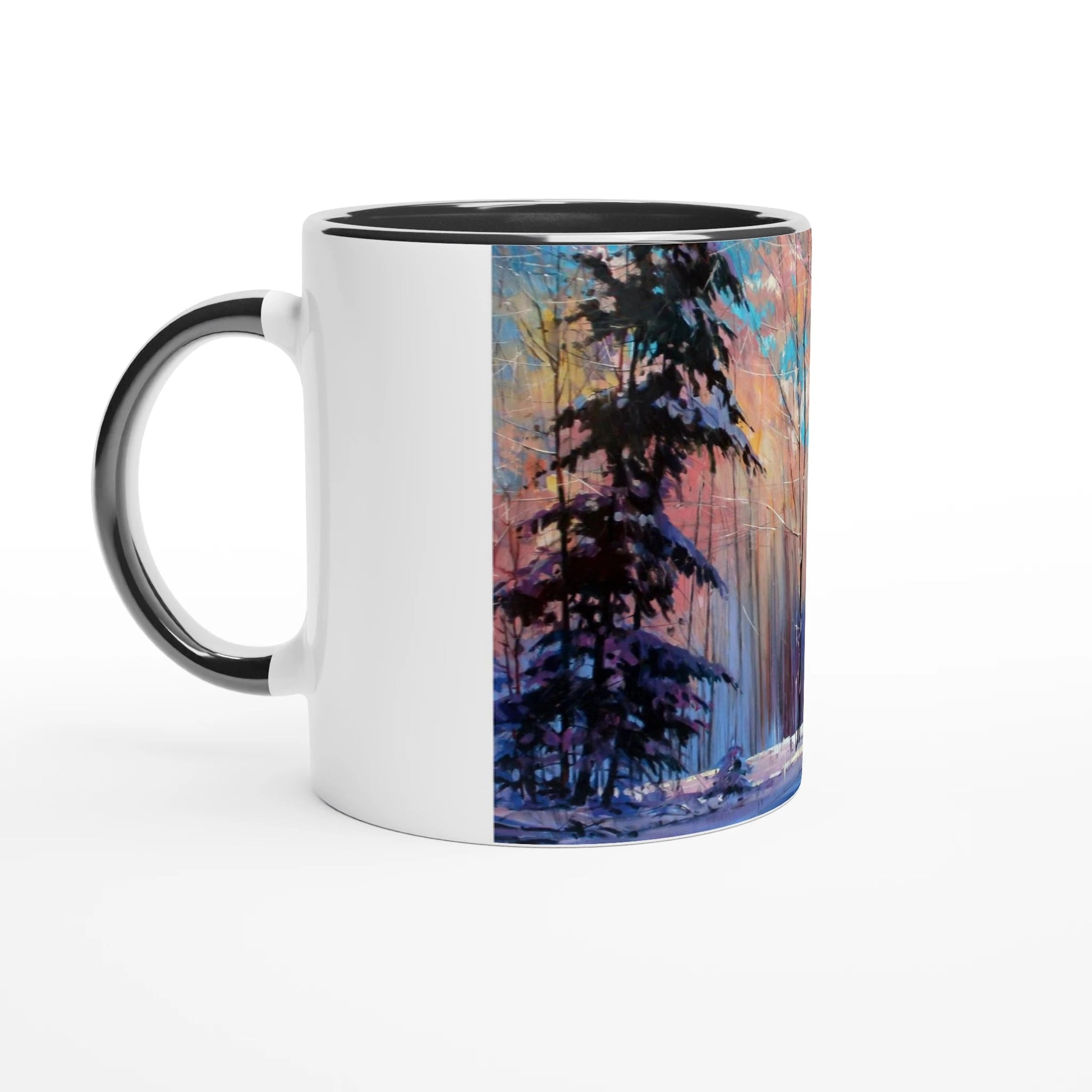 Another world - White 11oz Ceramic Mug with Color Inside - eduardgurevich