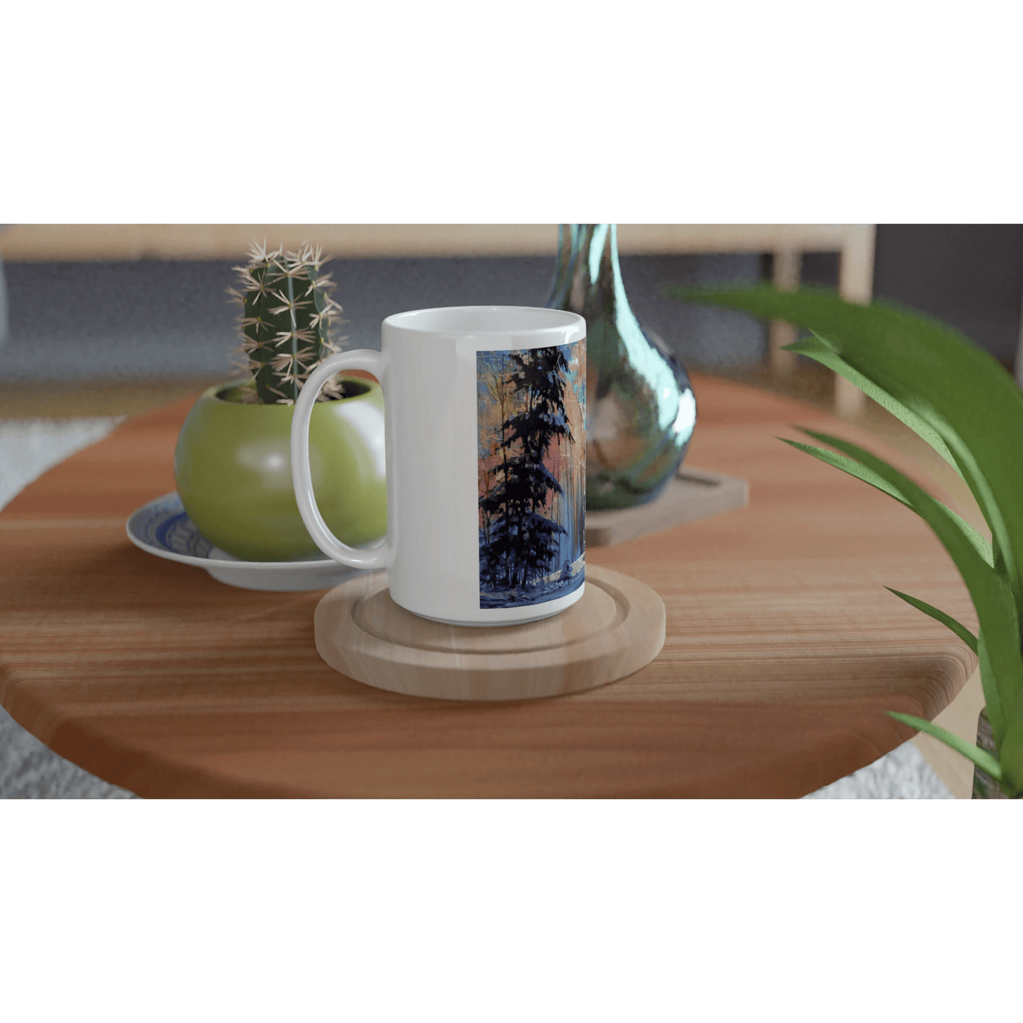 Another world - White 15oz Ceramic Mug - eduardgurevich