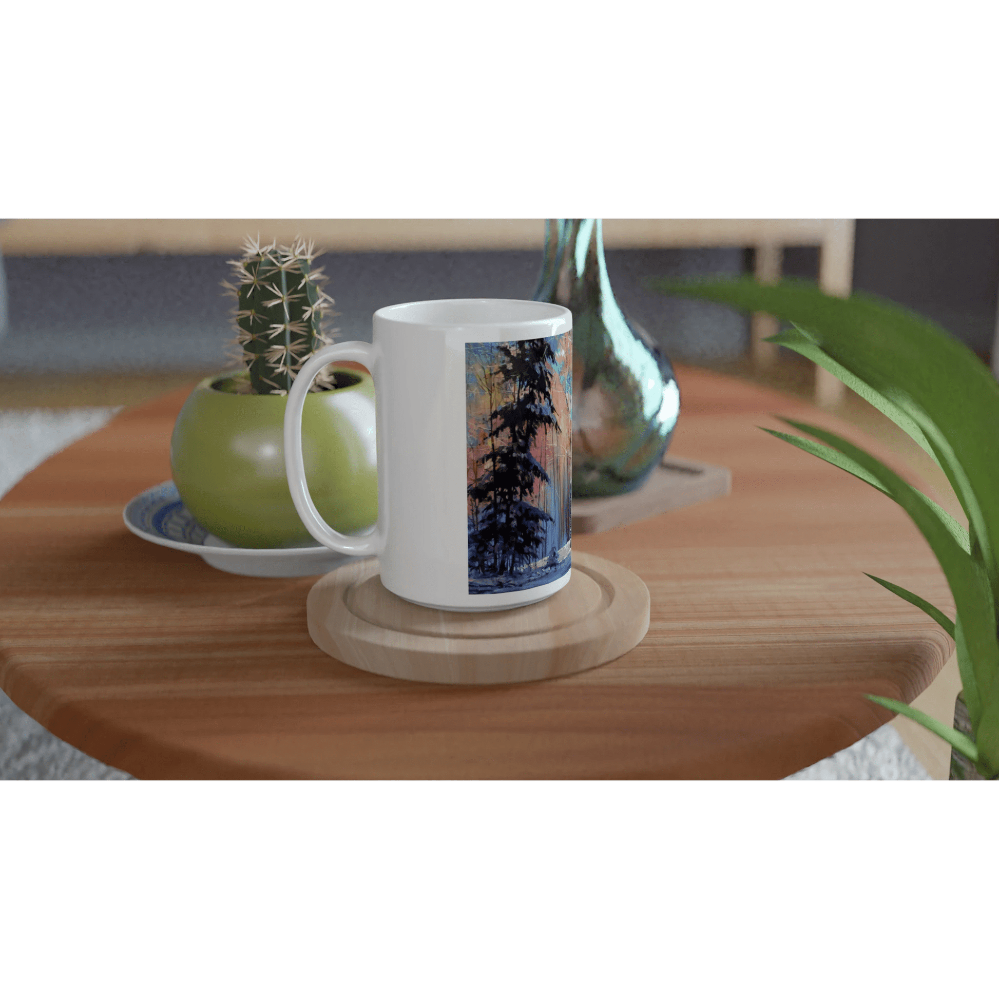 Another world - White 15oz Ceramic Mug - eduardgurevich