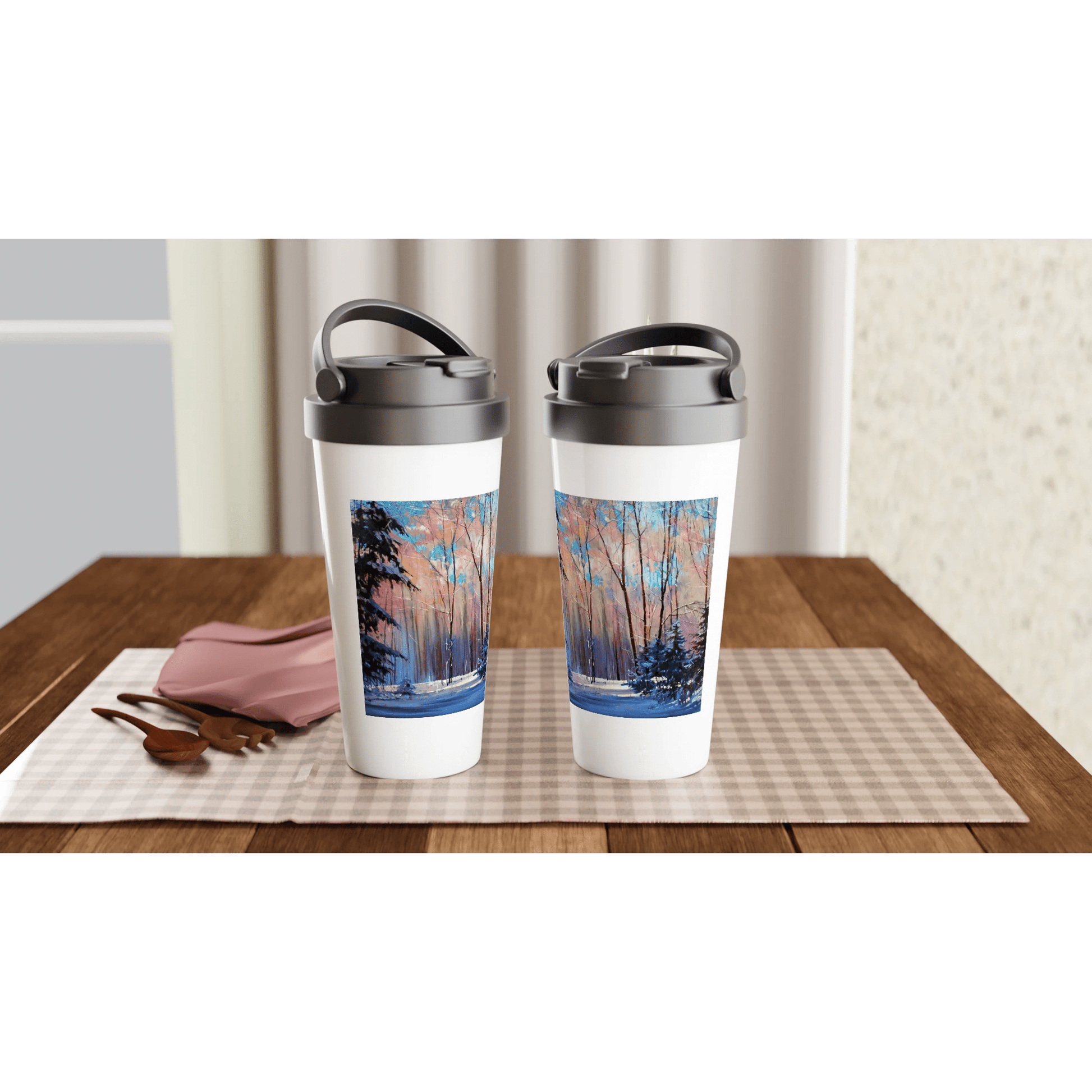 Another world - White 15oz Stainless Steel Travel Mug - eduardgurevich