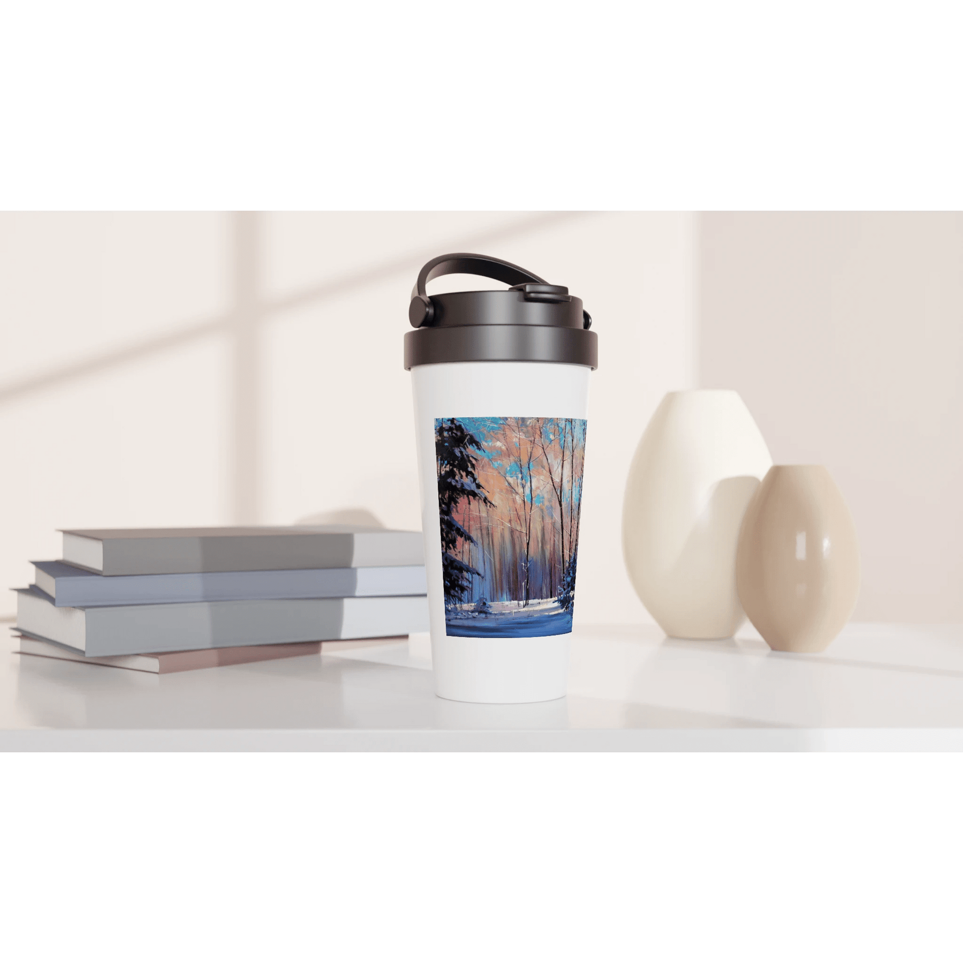 Another world - White 15oz Stainless Steel Travel Mug - eduardgurevich