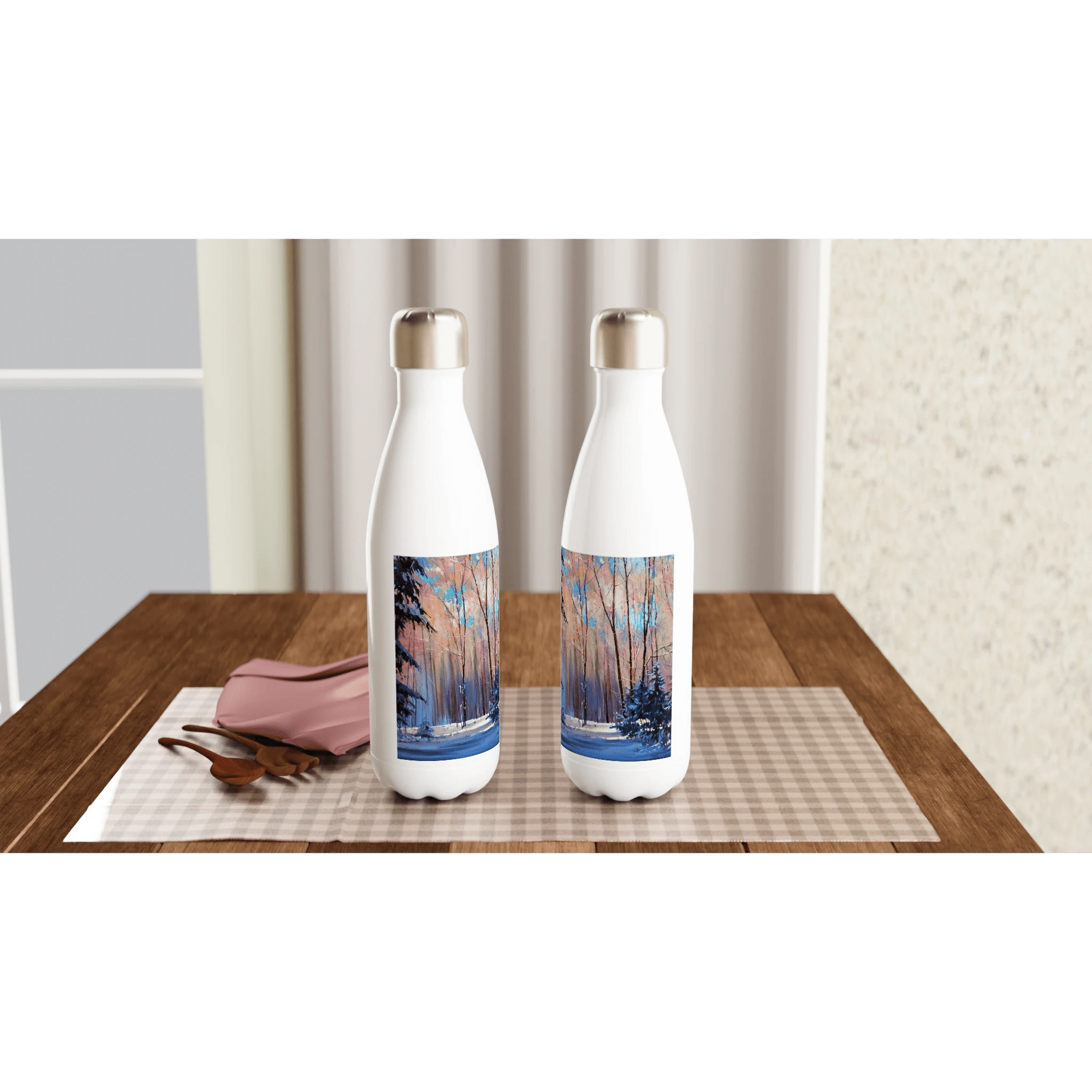 Another world - White 17oz Stainless Steel Water Bottle - eduardgurevich