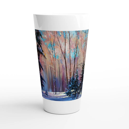 Another world - White Latte 17oz Ceramic Mug - eduardgurevich