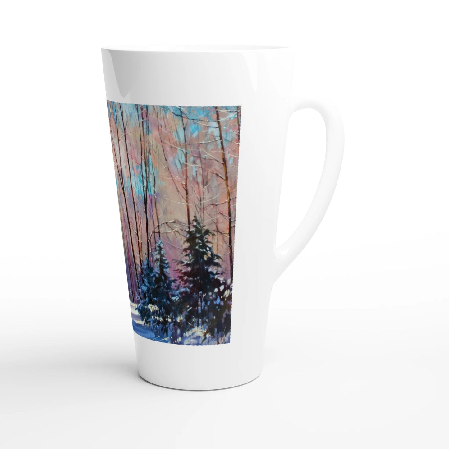 Another world - White Latte 17oz Ceramic Mug - eduardgurevich