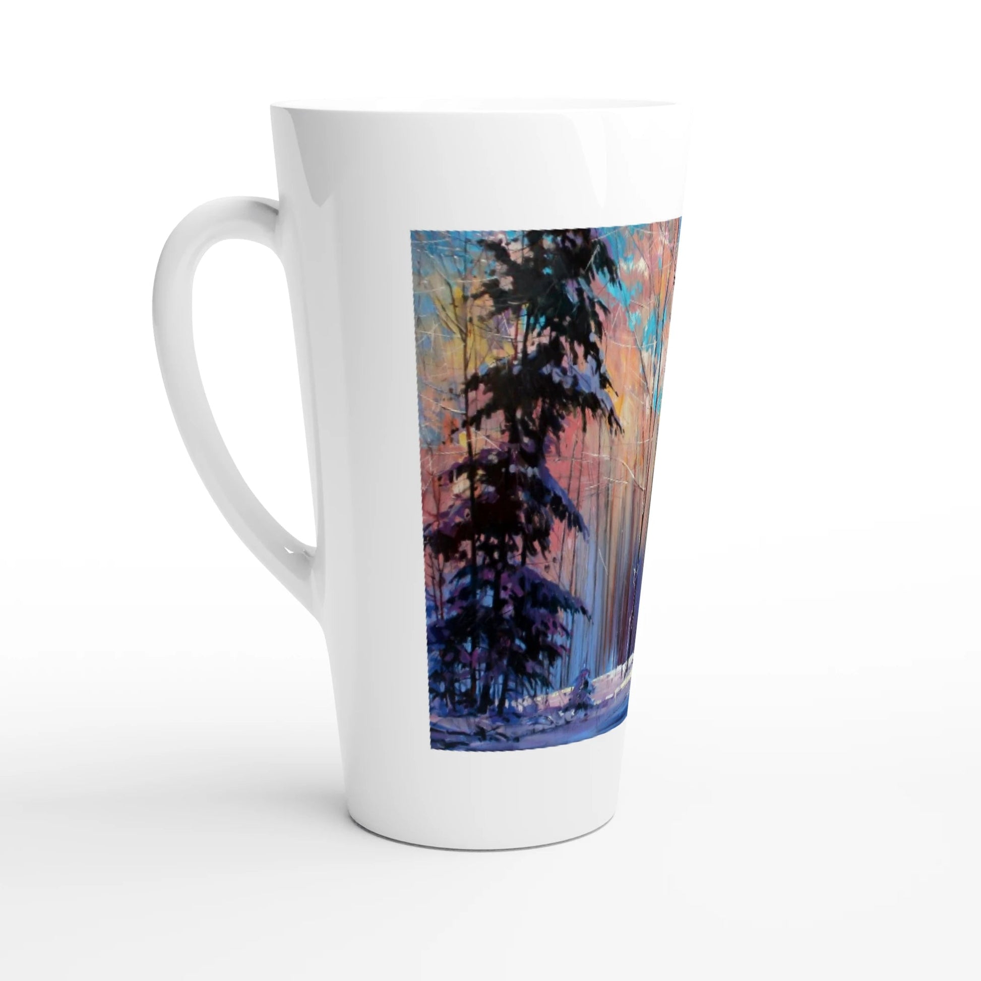 Another world - White Latte 17oz Ceramic Mug - eduardgurevich