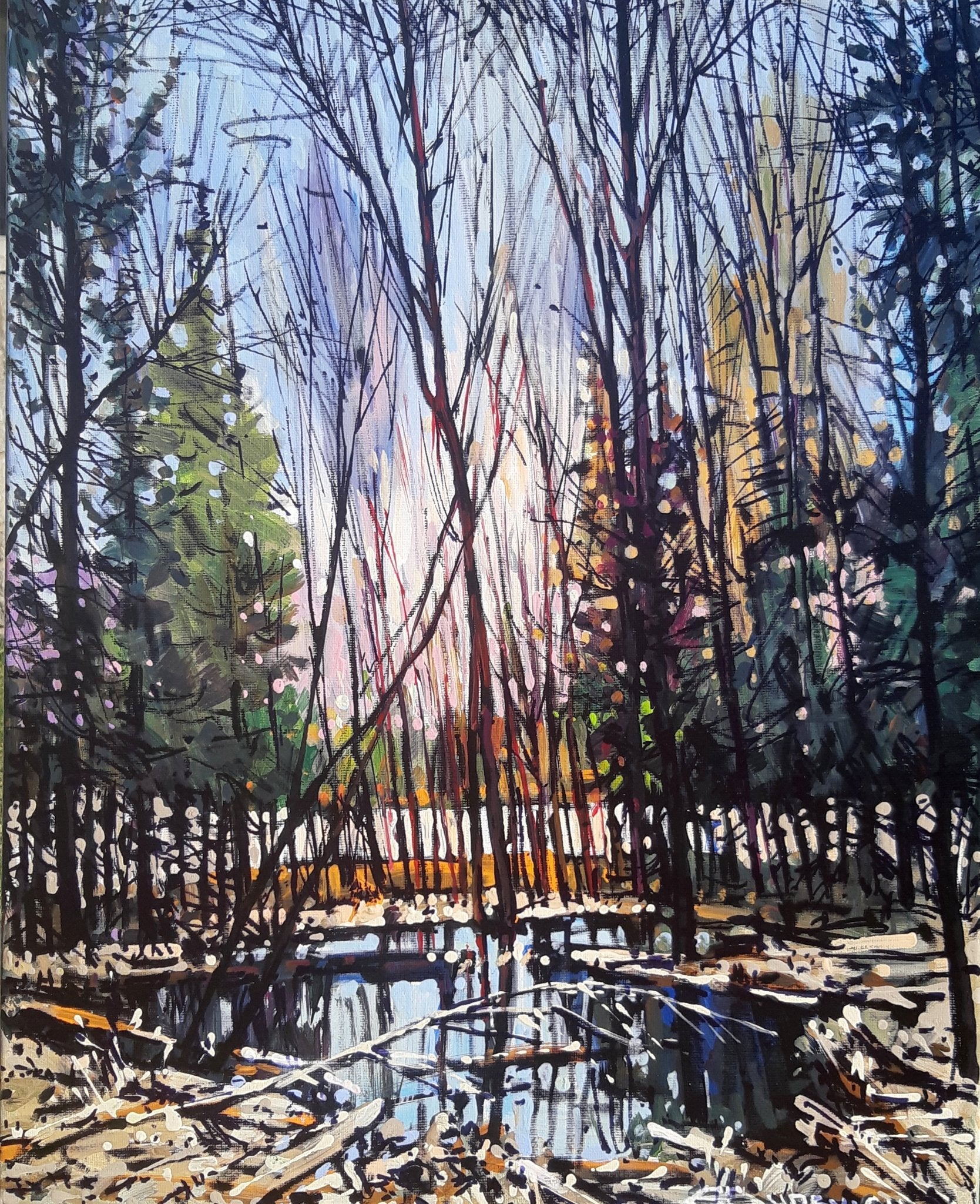 Be with me always - eduardgurevich Acrylic 20x16