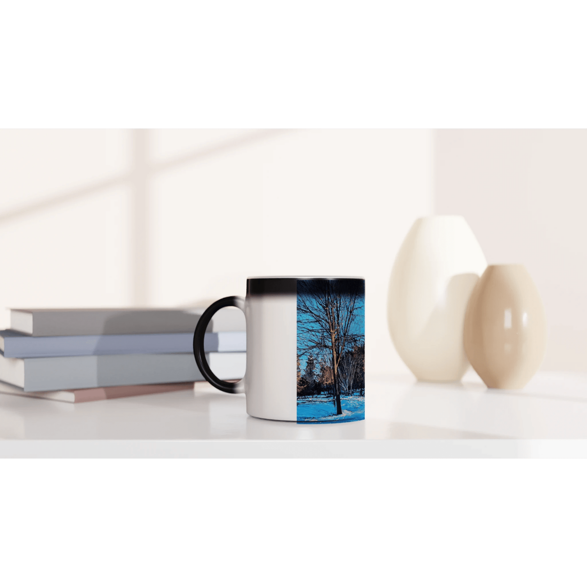 Before and after - Magic 11oz Ceramic Mug - eduardgurevich