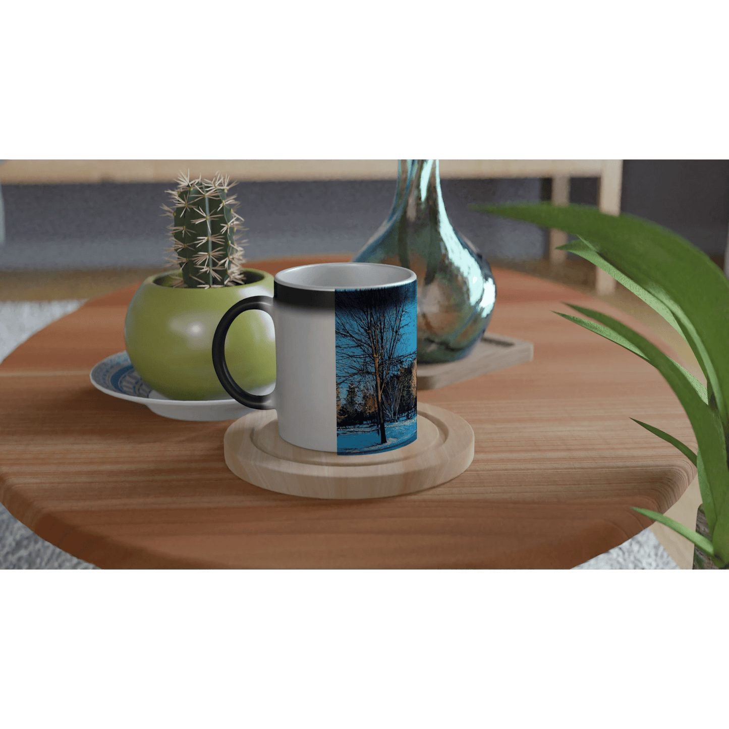 Before and after - Magic 11oz Ceramic Mug - eduardgurevich