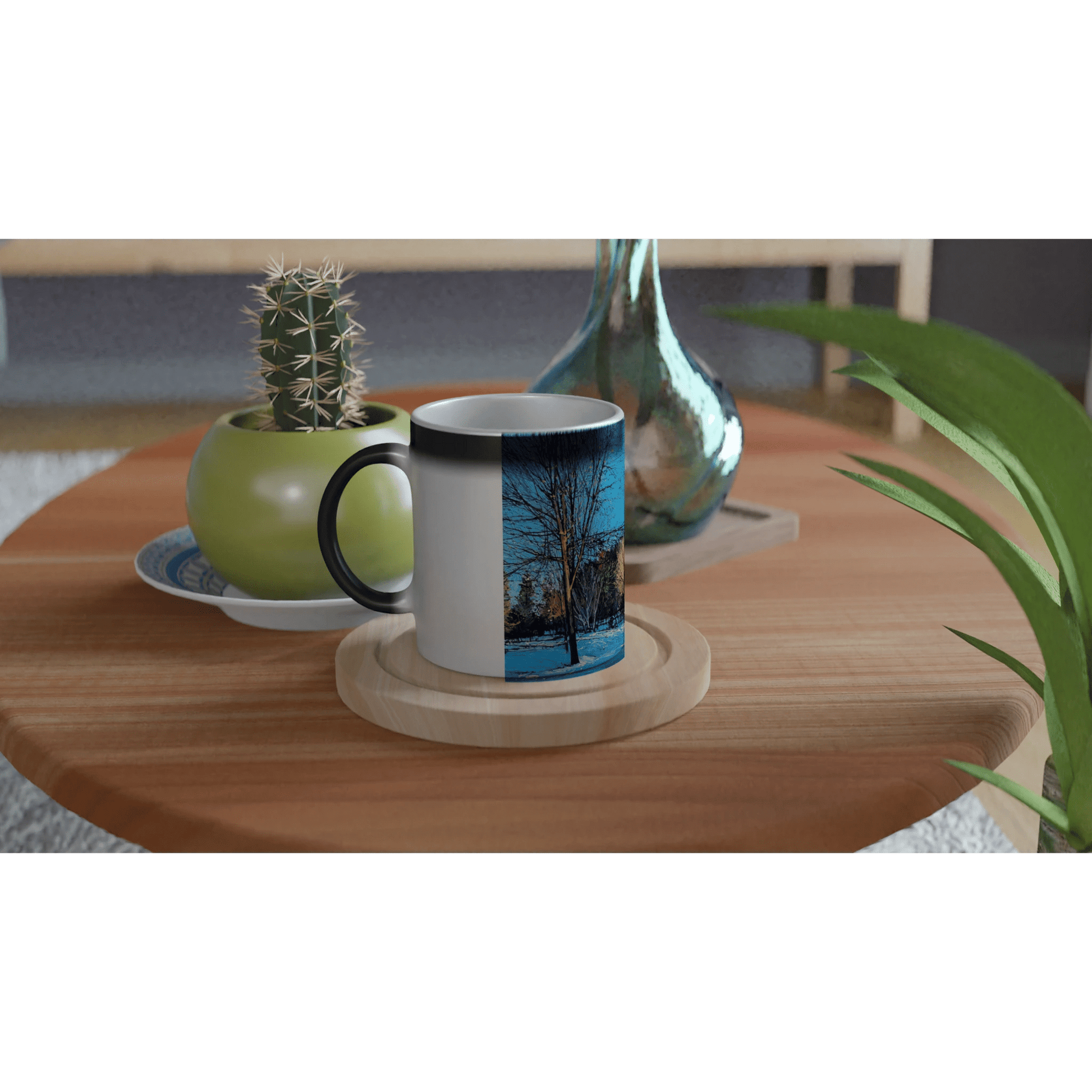 Before and after - Magic 11oz Ceramic Mug - eduardgurevich