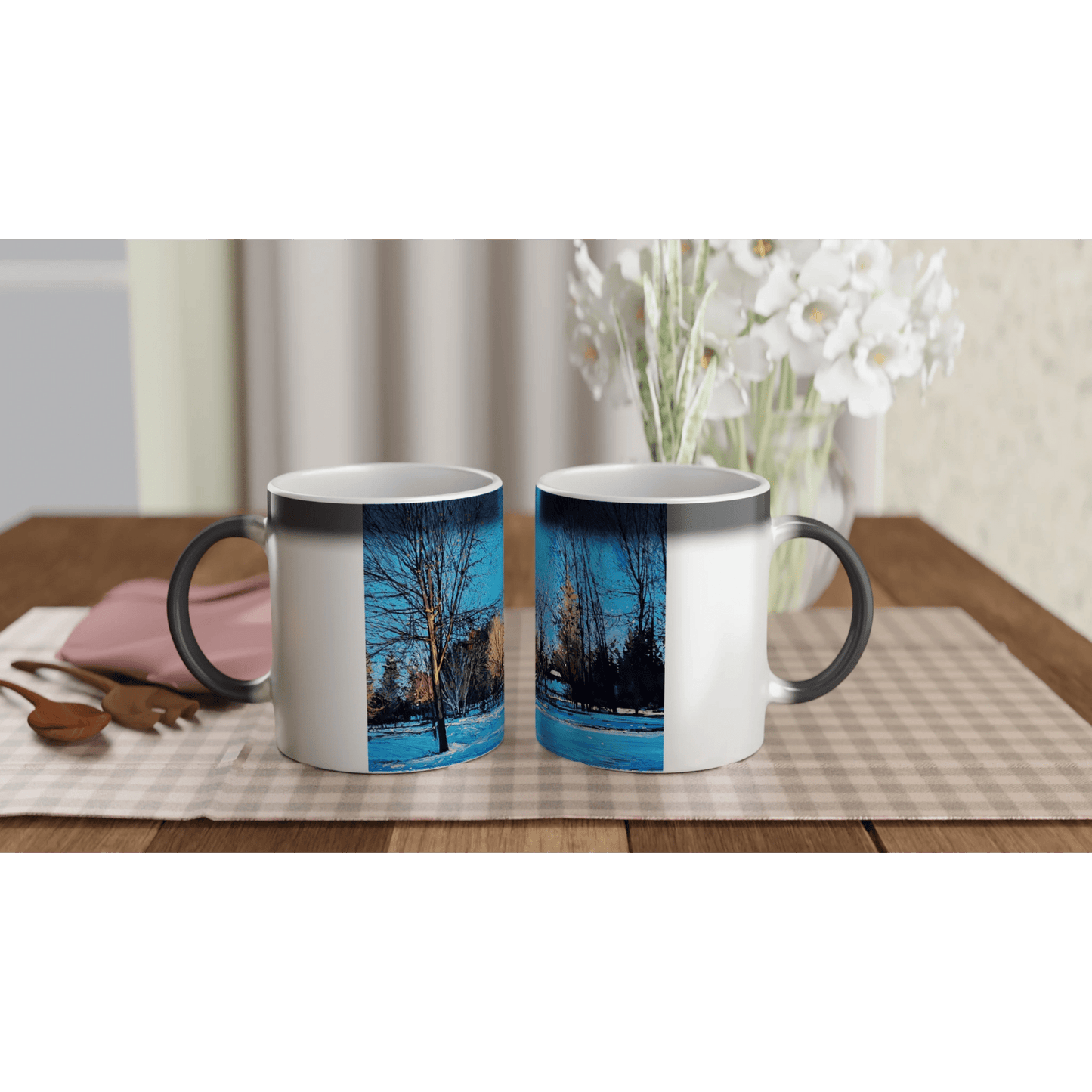 Before and after - Magic 11oz Ceramic Mug - eduardgurevich
