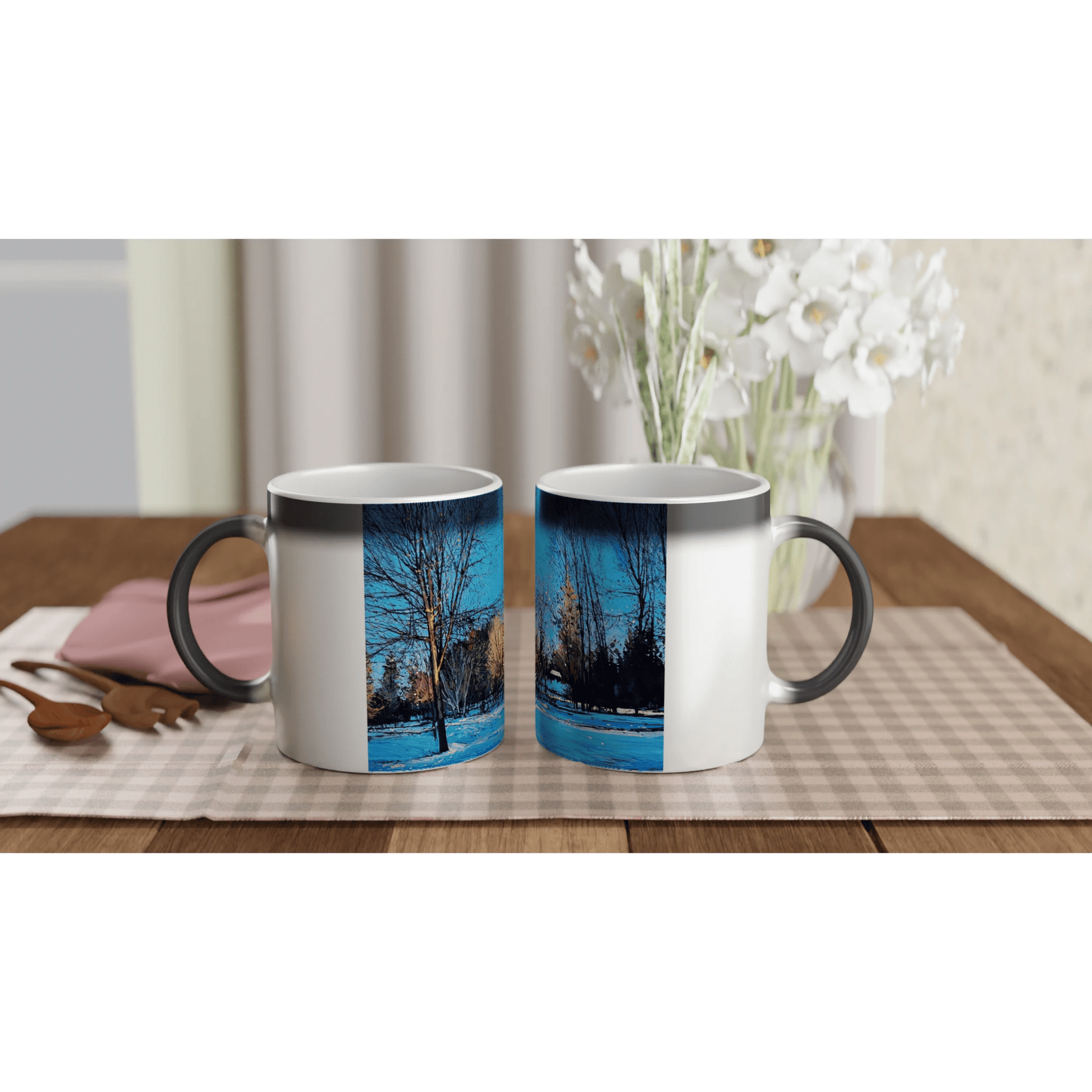 Before and after - Magic 11oz Ceramic Mug - eduardgurevich