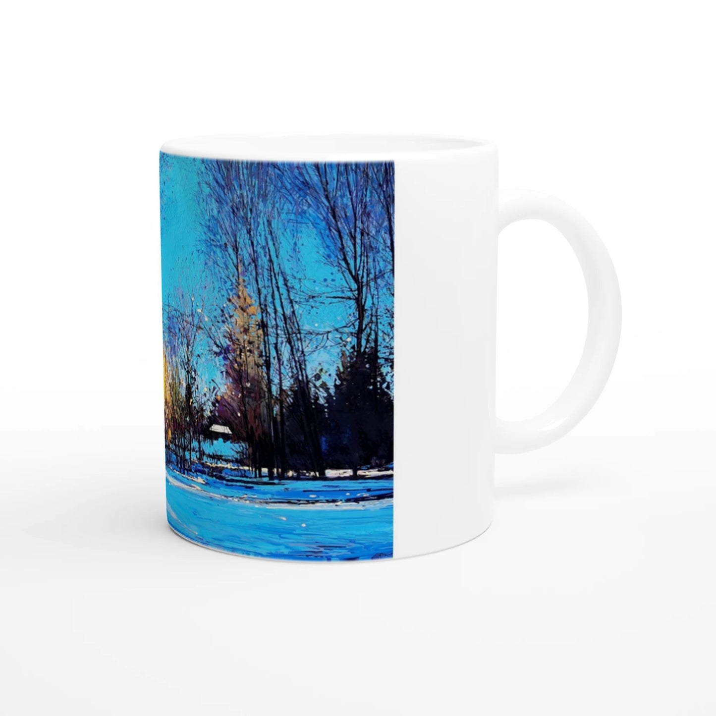 Before and after - White 11oz Ceramic Mug - eduardgurevich