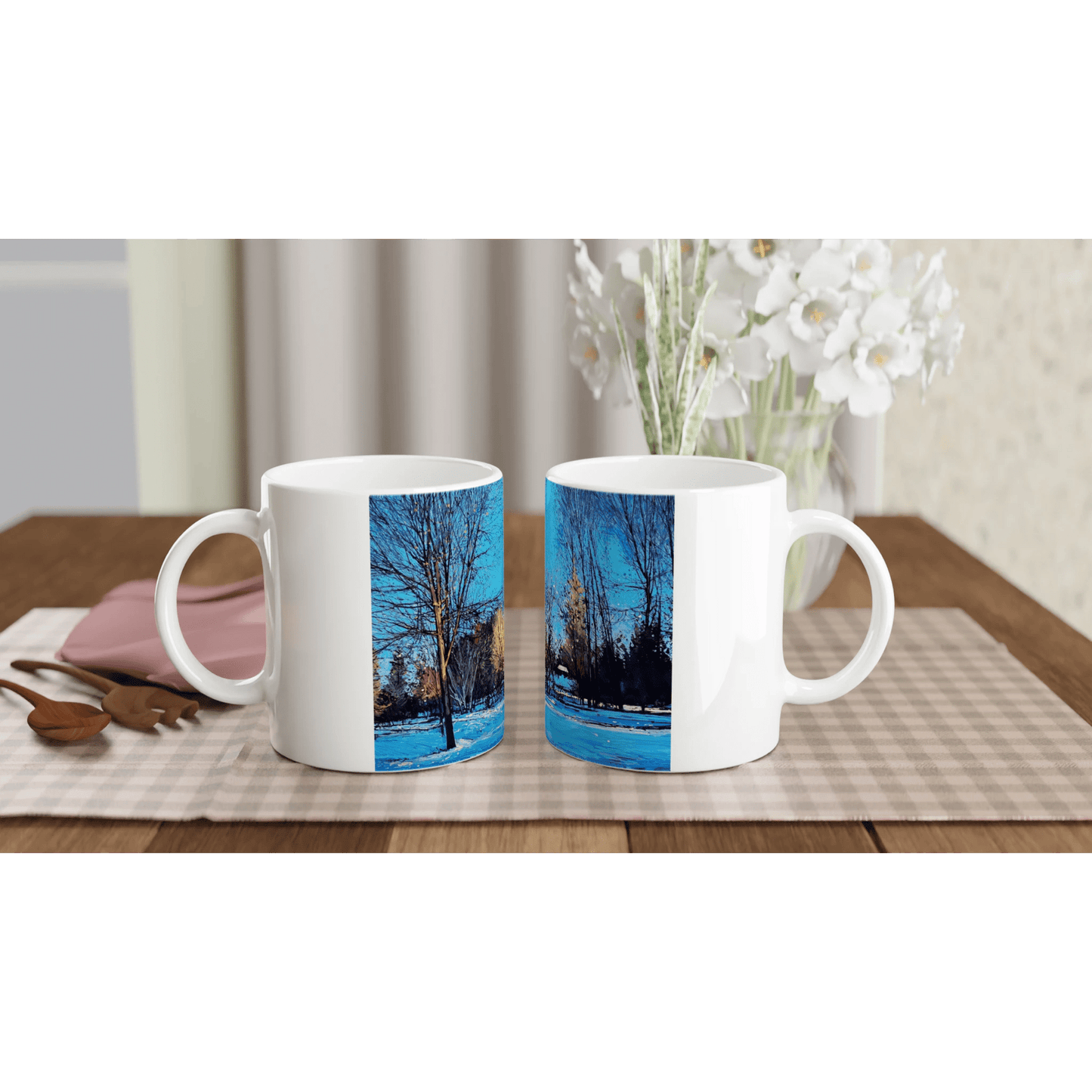 Before and after - White 11oz Ceramic Mug - eduardgurevich