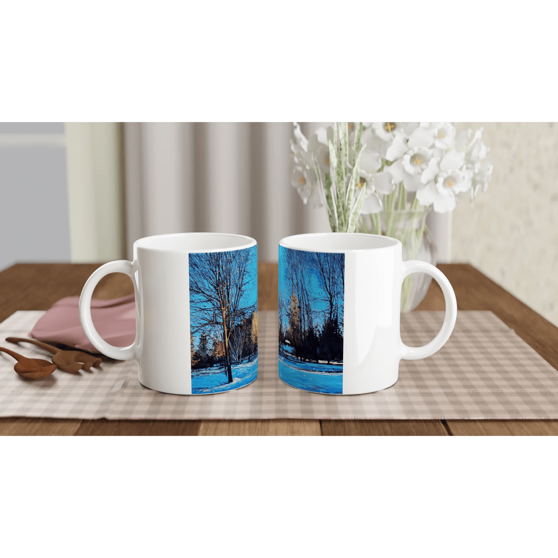 Before and after - White 11oz Ceramic Mug - eduardgurevich