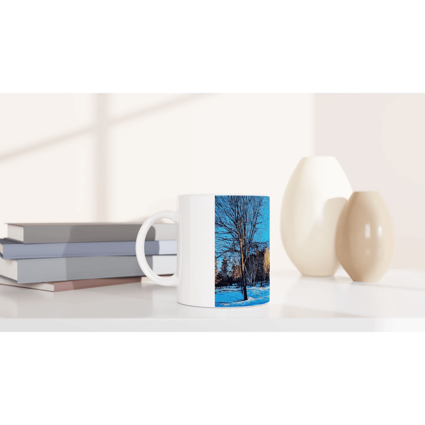 Before and after - White 11oz Ceramic Mug - eduardgurevich