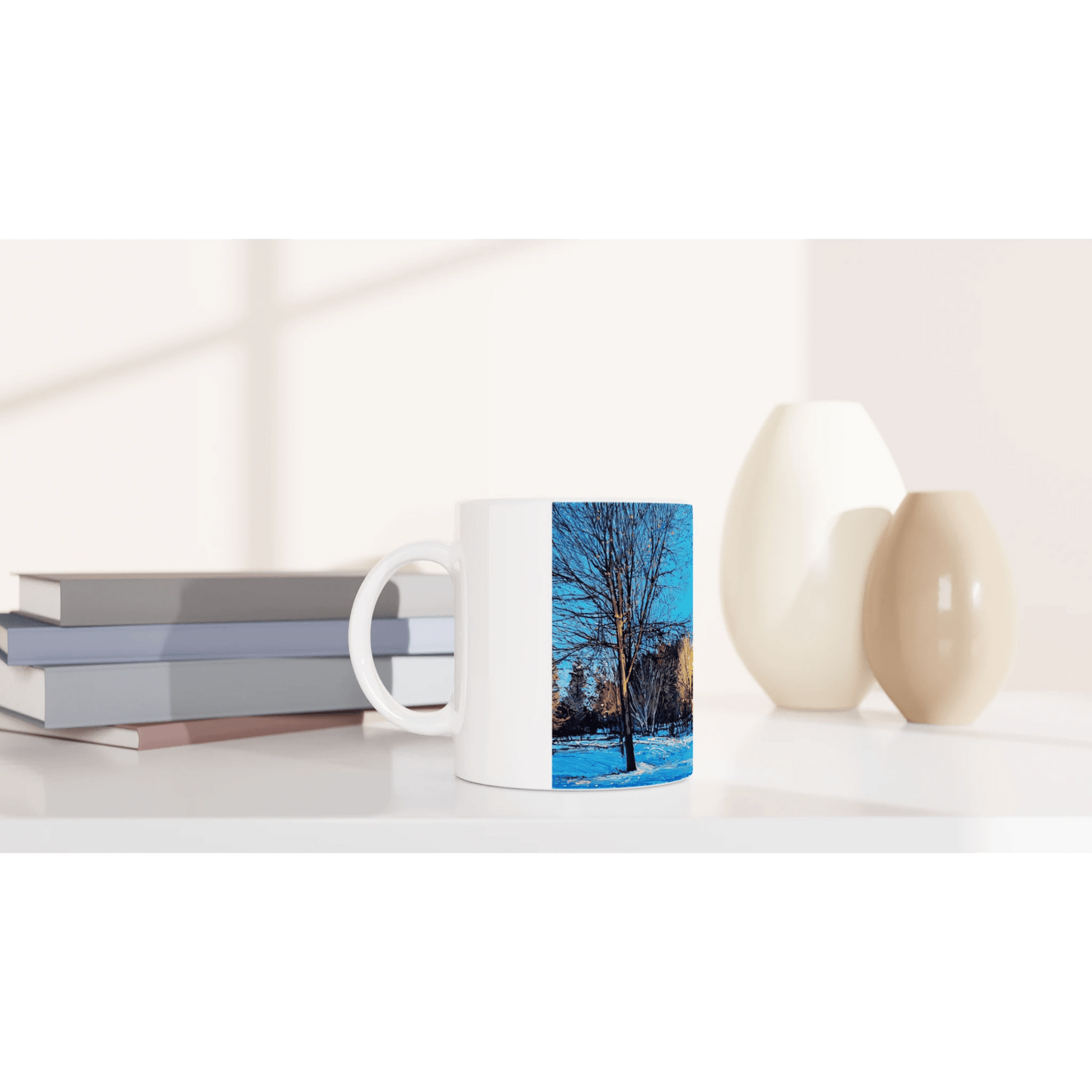Before and after - White 11oz Ceramic Mug - eduardgurevich