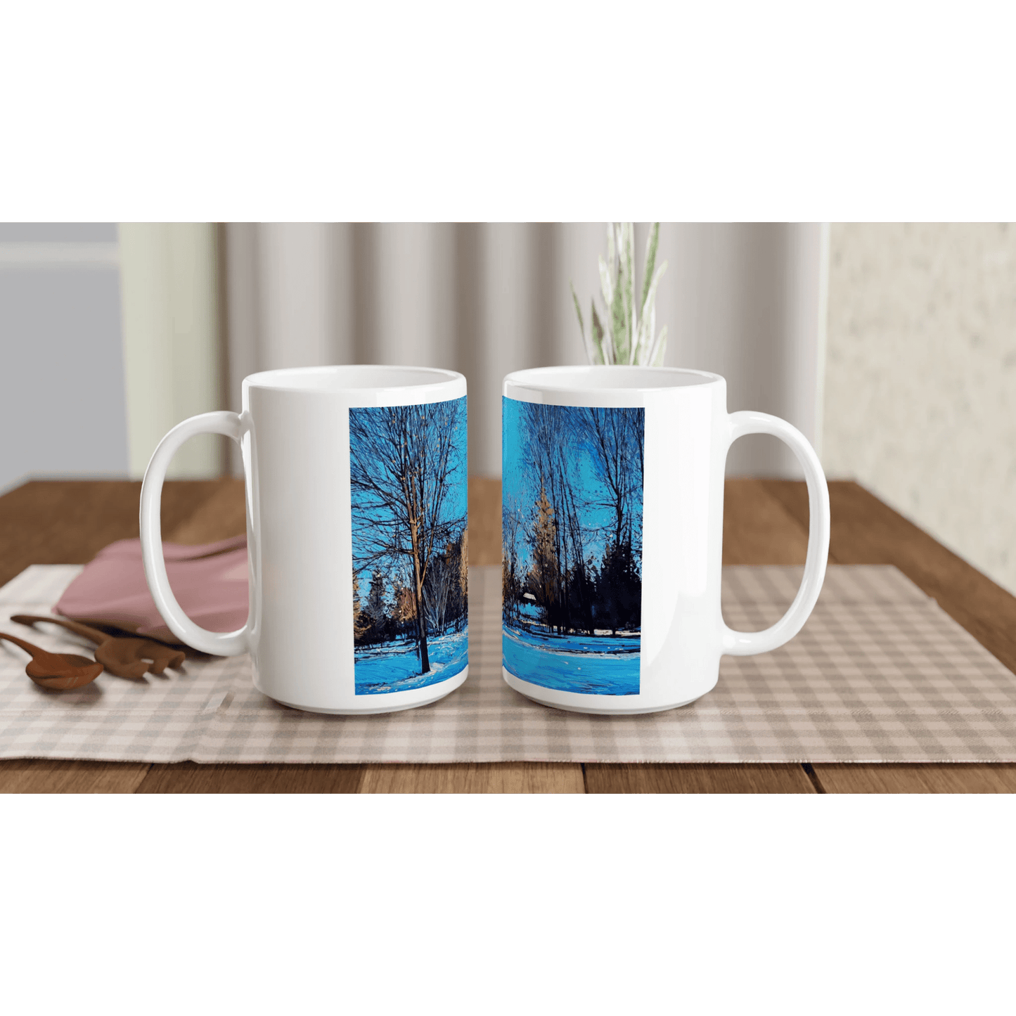 Before and after - White 15oz Ceramic Mug - eduardgurevich