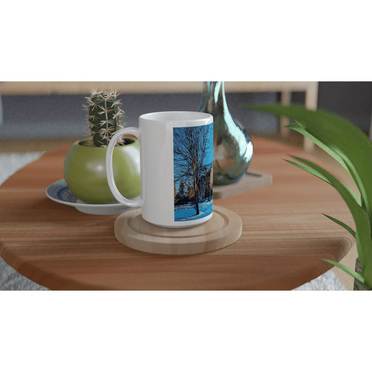 Before and after - White 15oz Ceramic Mug - eduardgurevich